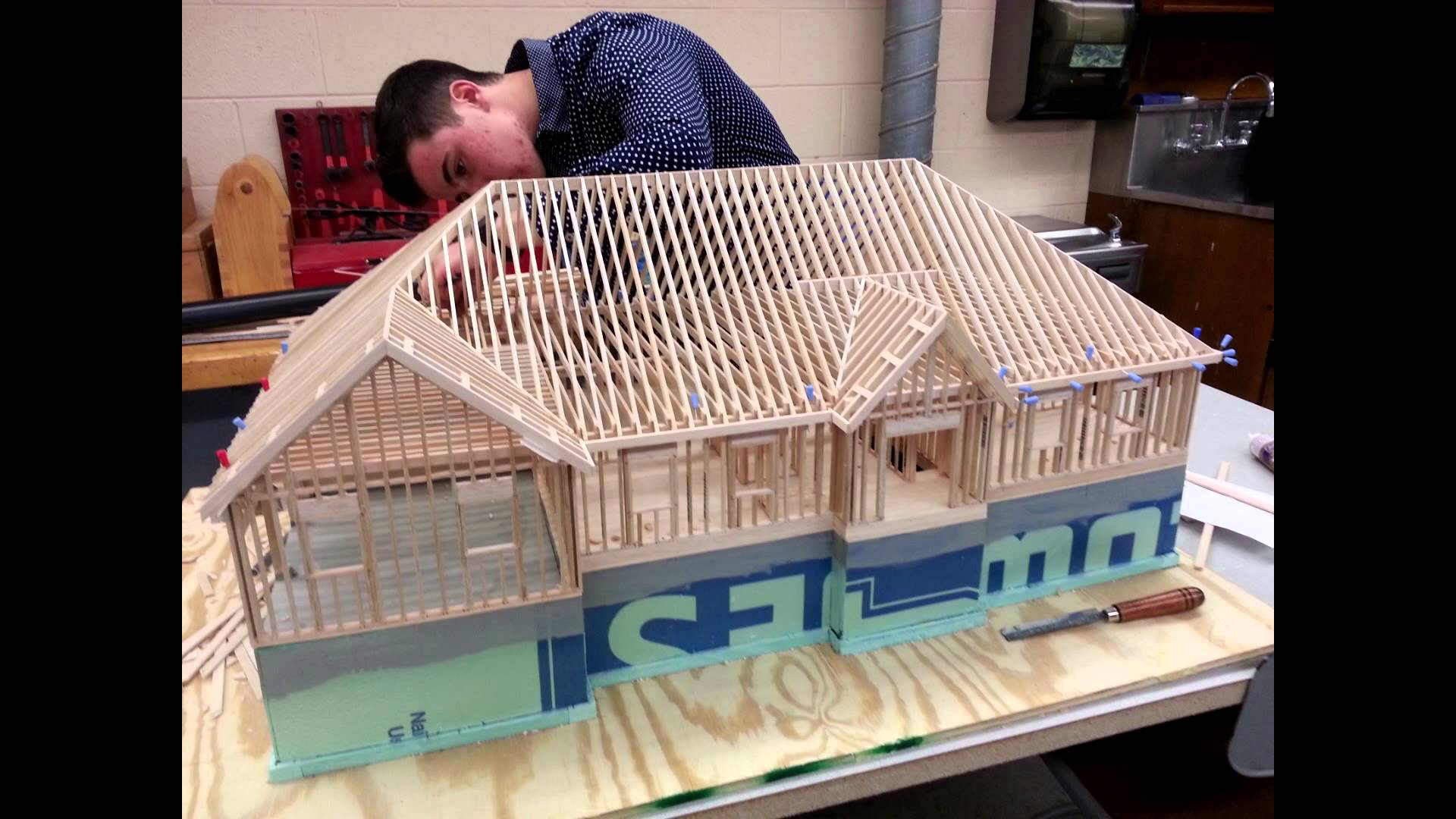 Building The 1/24 Scale Architectural Model - YouTube