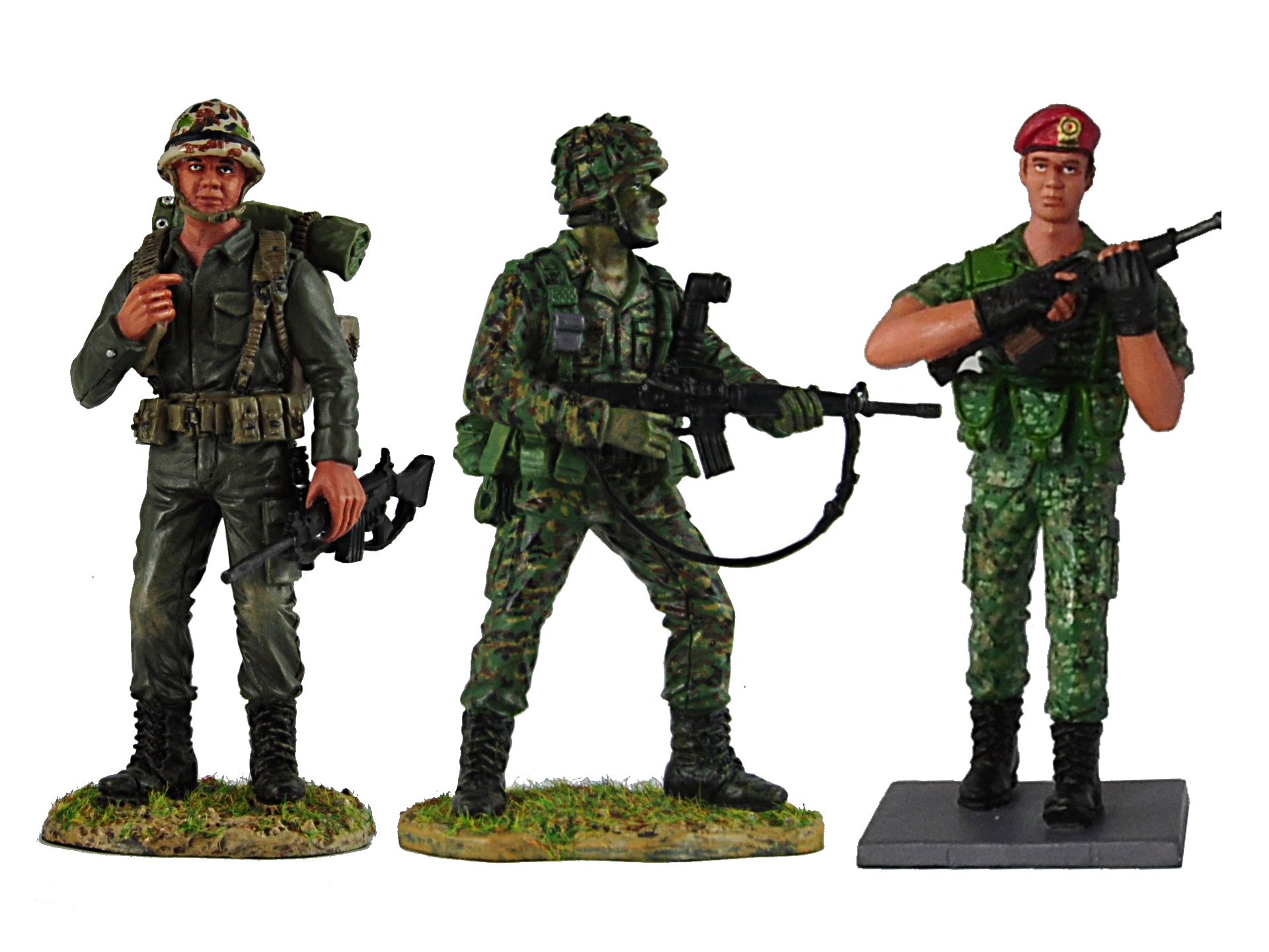 NS50 Commemorative Set of Singapore Soldier Figurines - Miniature ...
