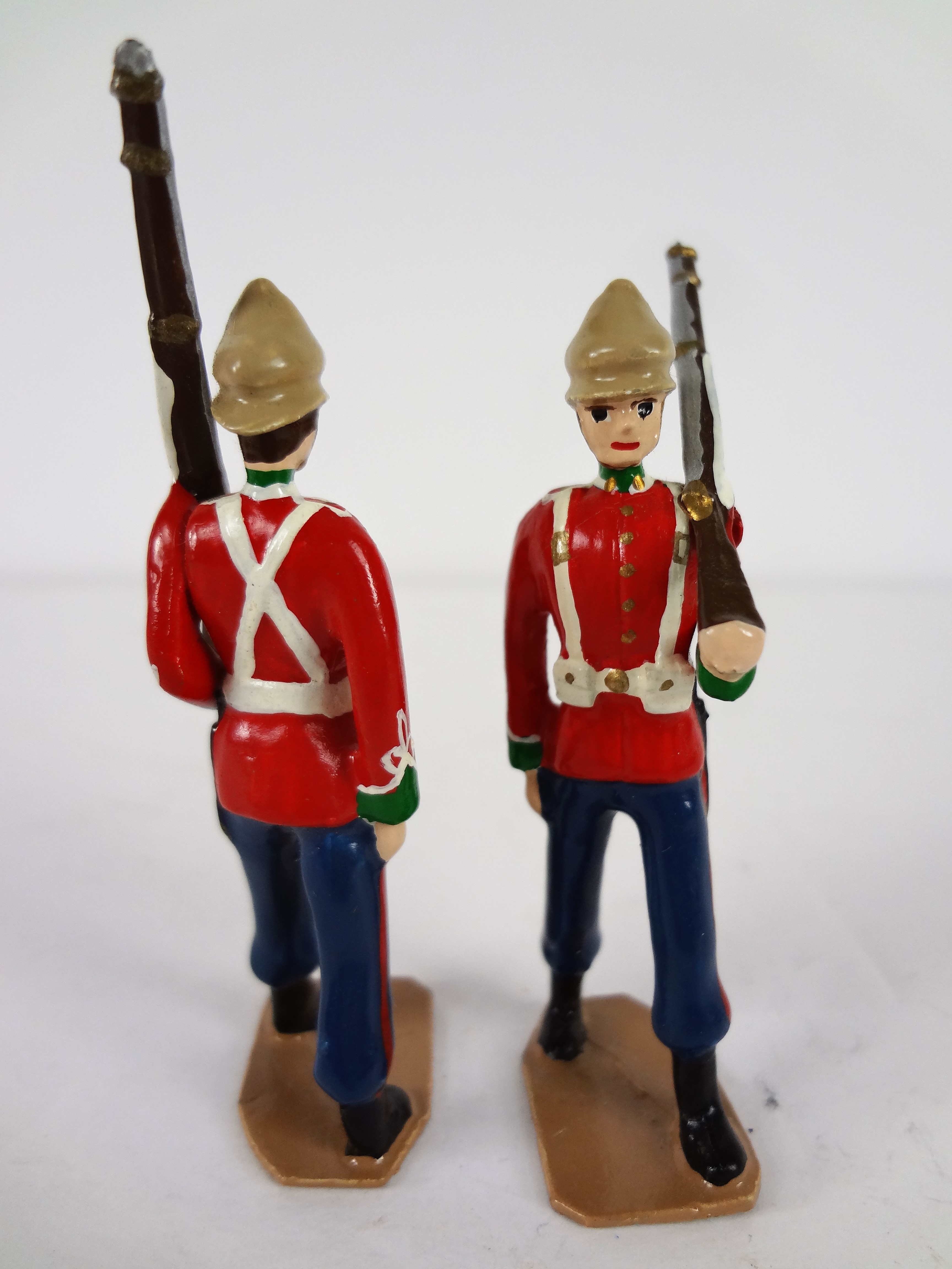 ZULU WAR Warwickshire; Post Office Rifles; Natives - Lead Miniature ...