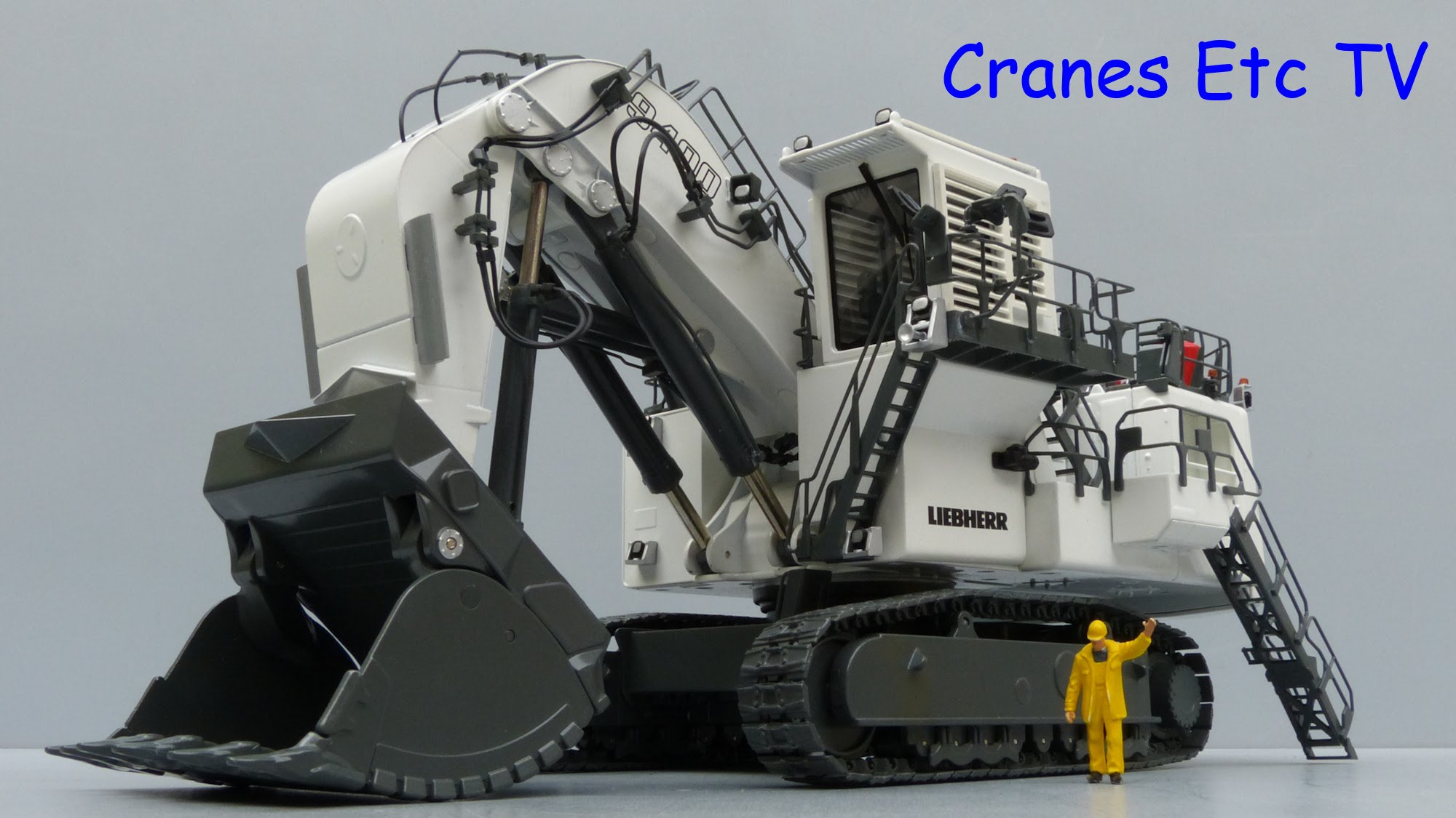 NZG Liebherr R 9400 Front Shovel Mining Excavator by Cranes Etc TV ...