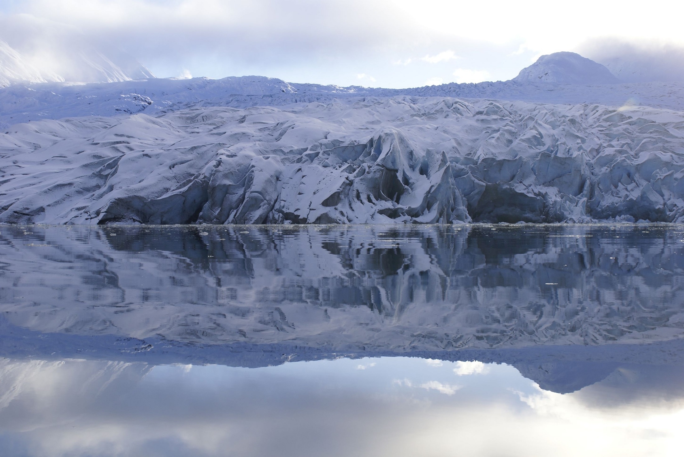 Mirror Effect, Frozen, Glacier, Ice, Lake, HQ Photo