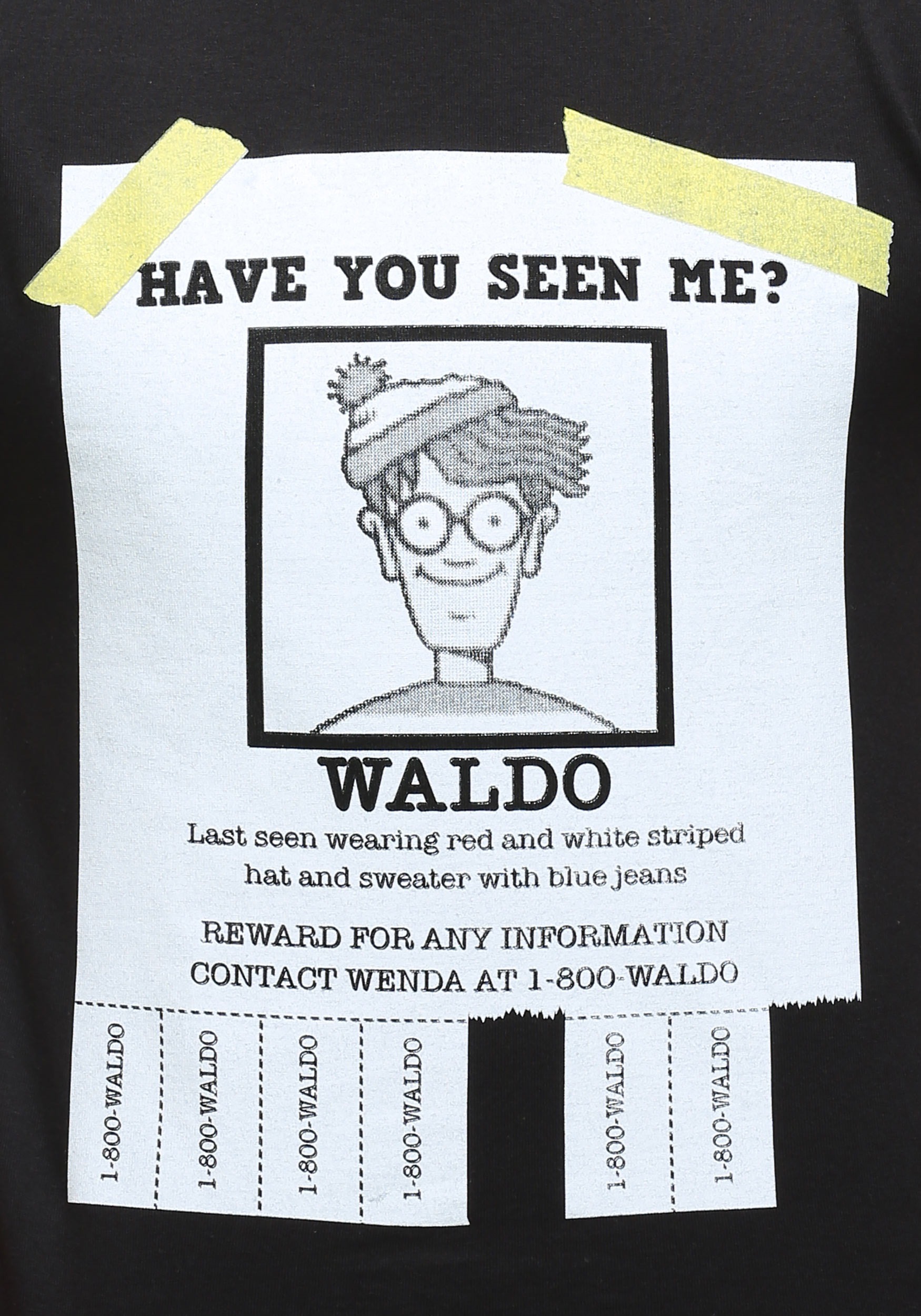 Where's Waldo Missing Poster T-Shirt