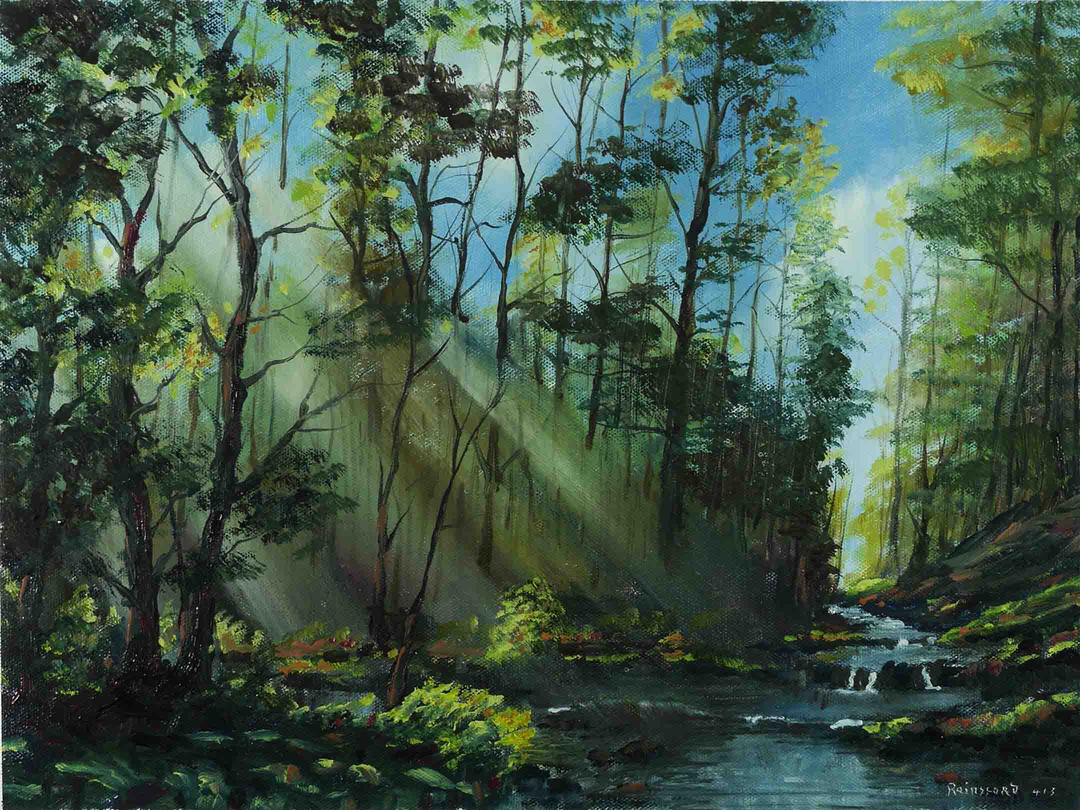 Misty Woods – Oil Painting | PictureS