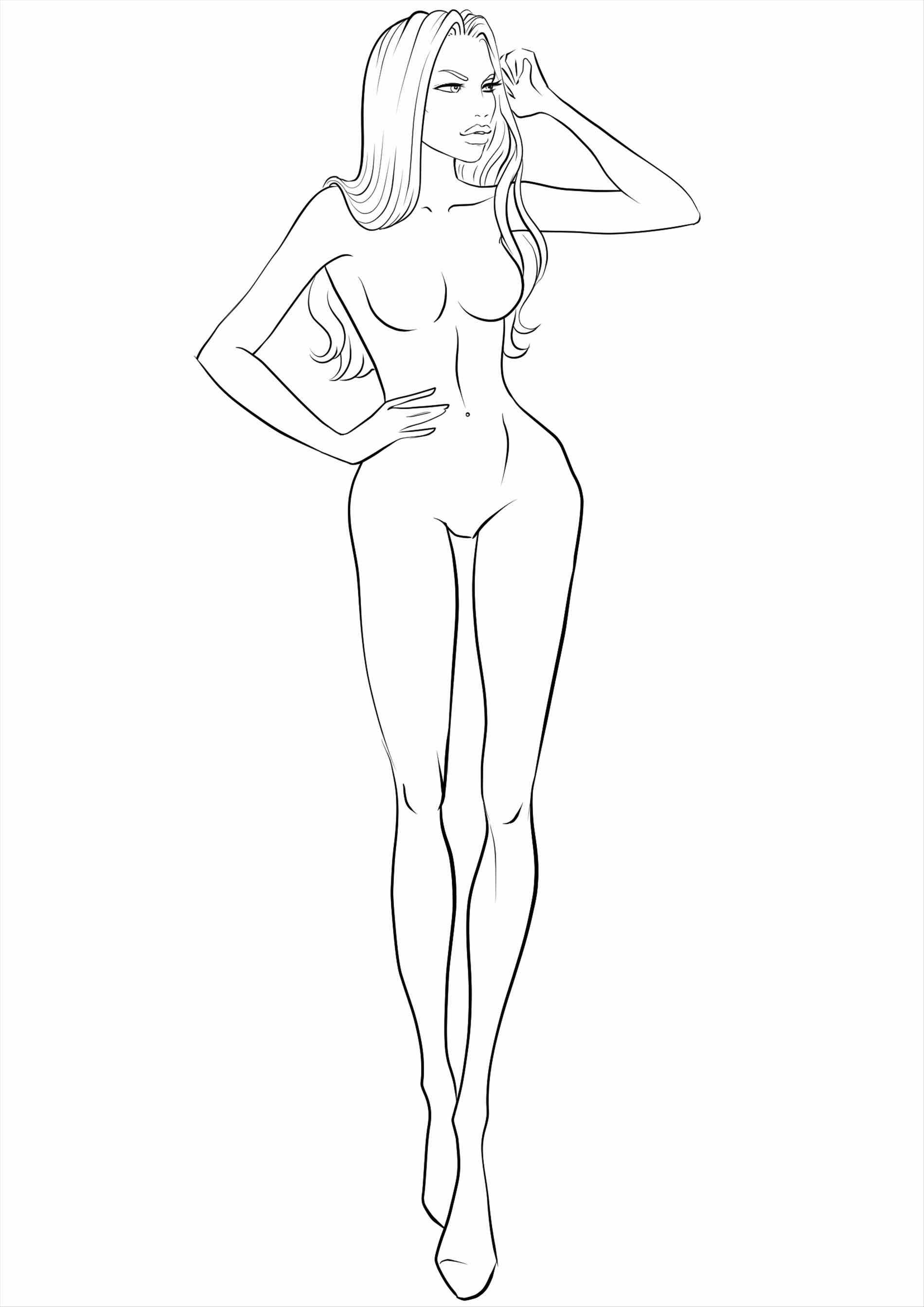Fashion Model Figure Drawing at GetDrawings.com | Free for personal ...