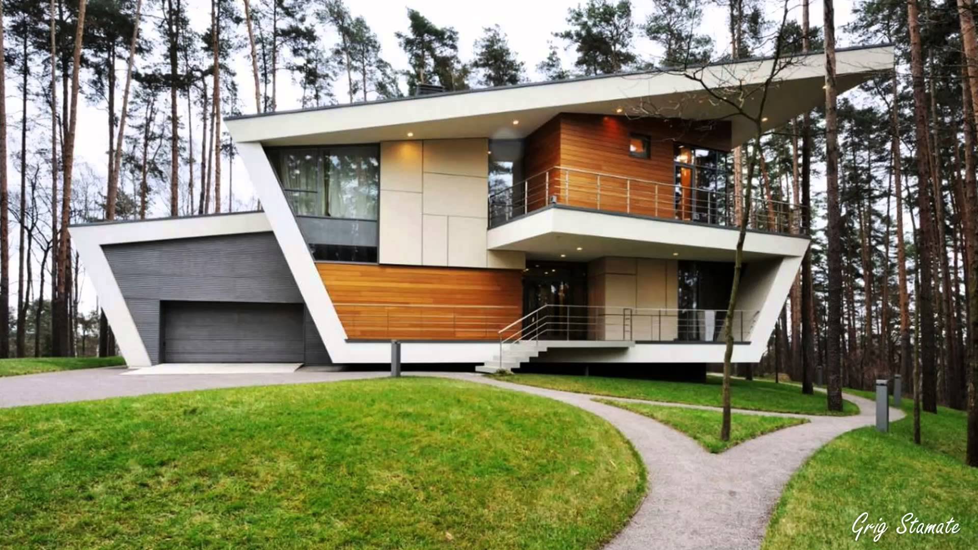 Unique and Modern House Designs - YouTube
