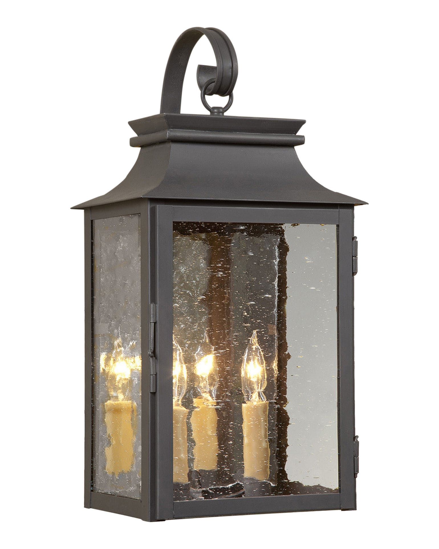 Station Lantern With Hook MidCentury Modern, Traditional ...