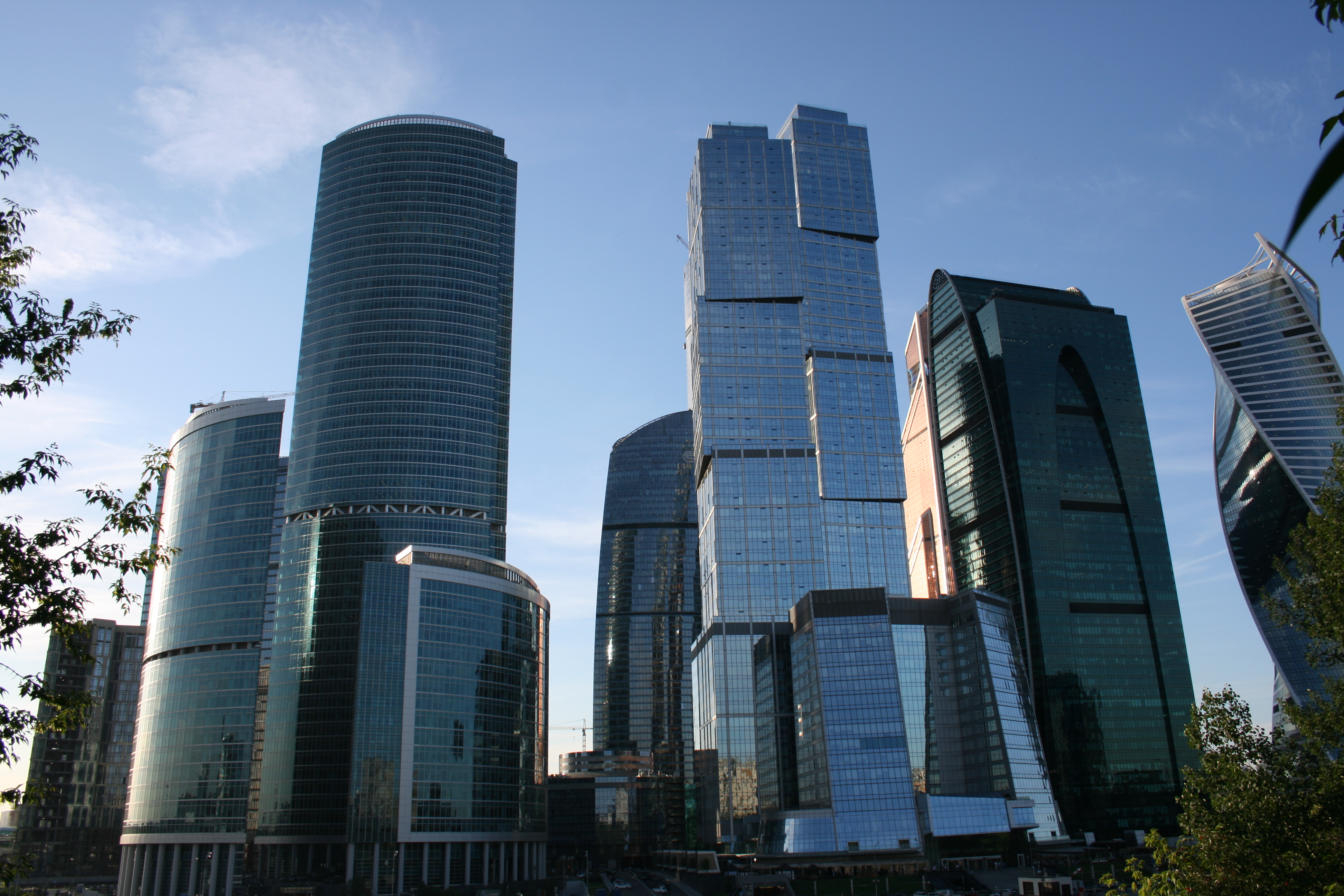Modern Skyscrapers, Skyscrapers, Mosaic, Moscow, New, HQ Photo