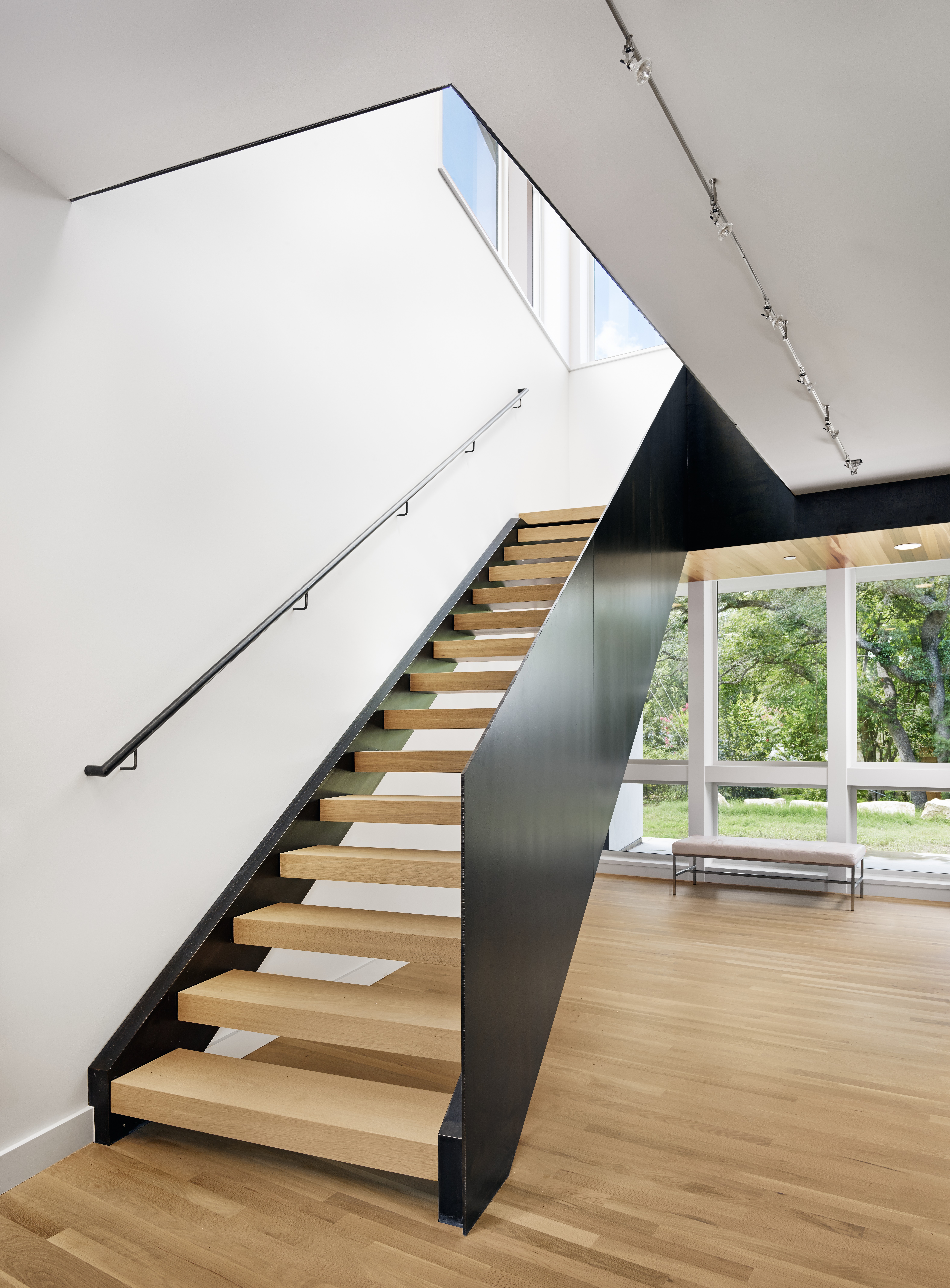 Modern Steel Stairs - Matt Risinger