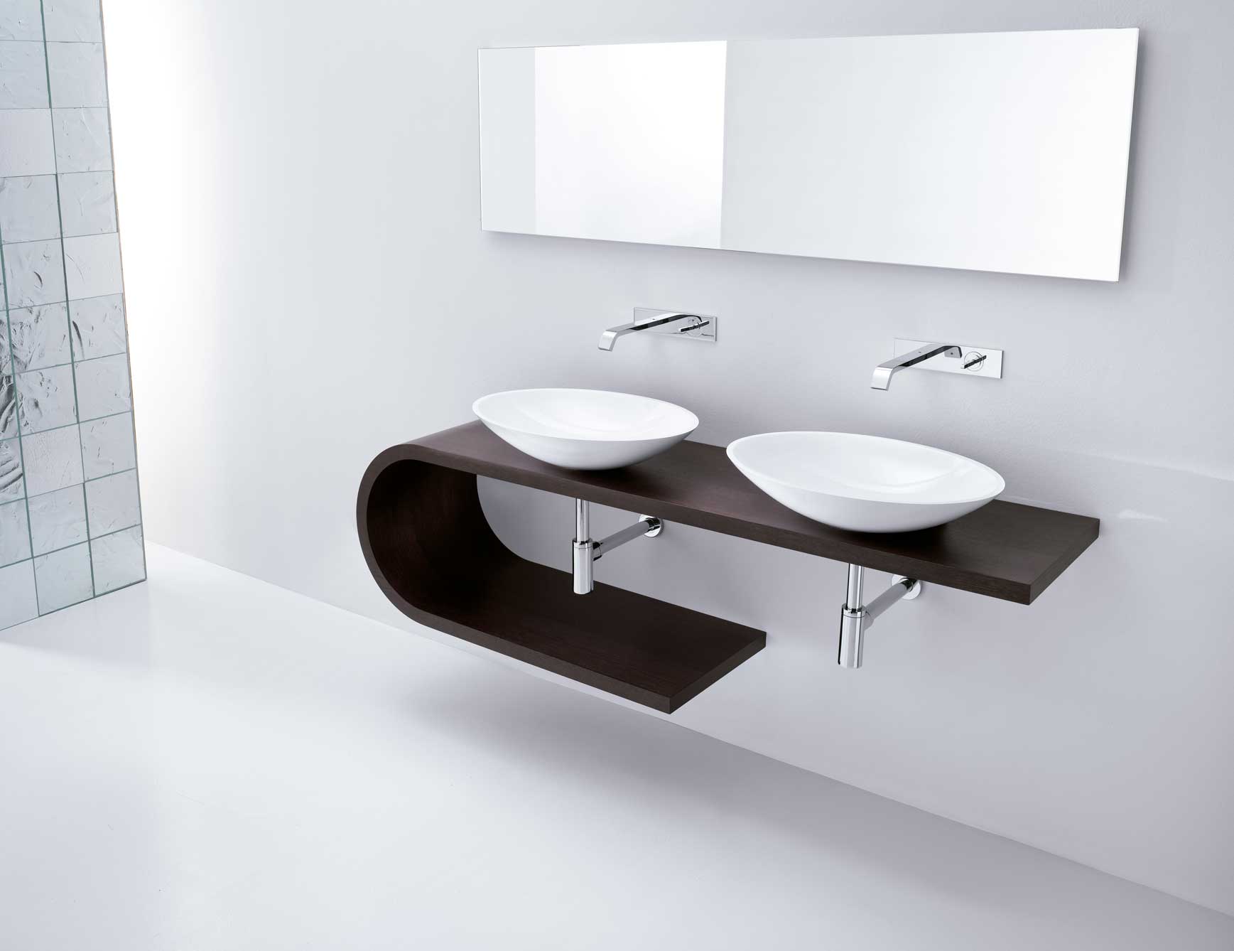 Mastella Jey SX Contemporary Designer Bathroom Vanity in Wenge