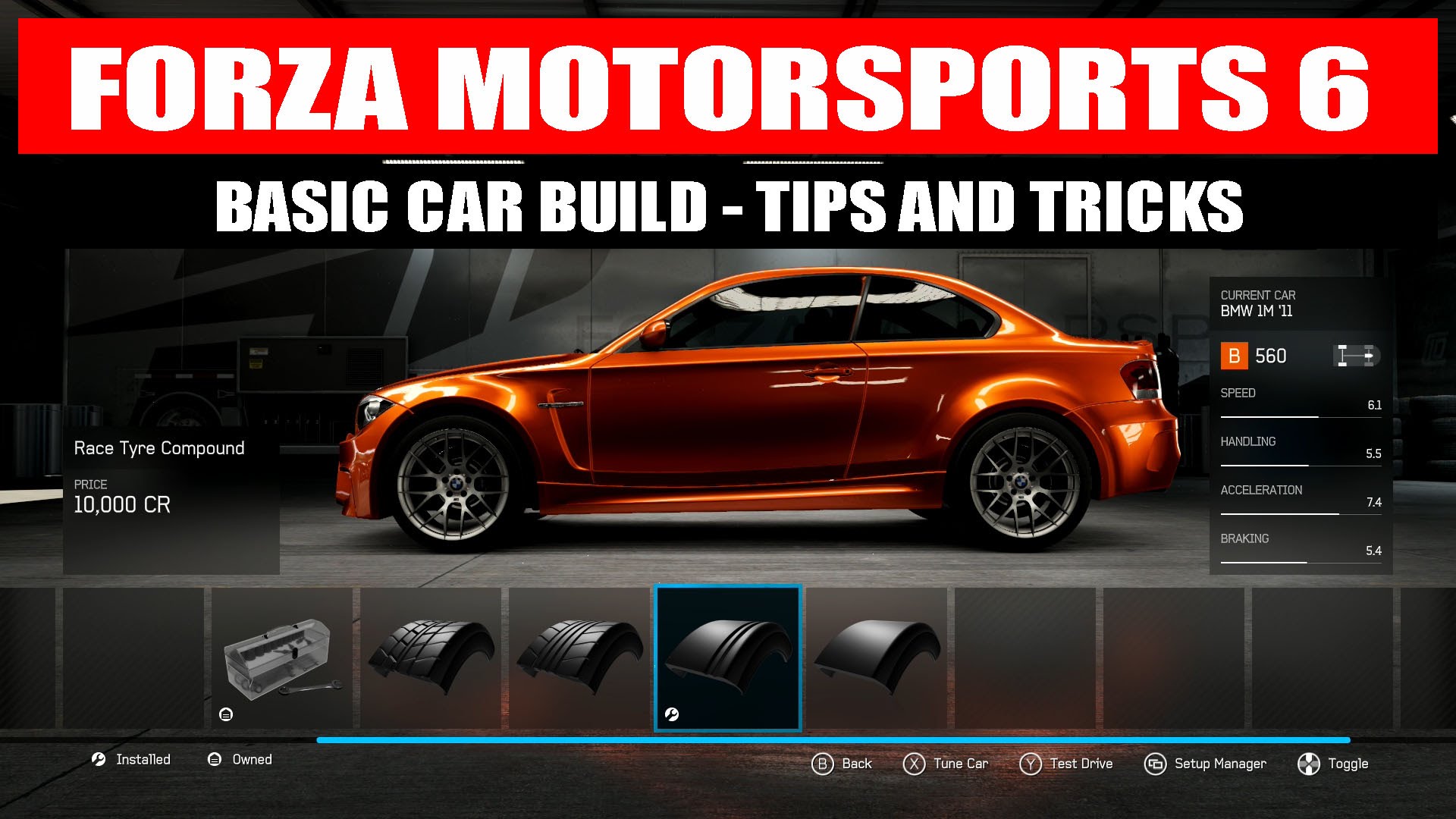 Forza motorsports 6 - Upgrading your car - Tips and Tricks - YouTube