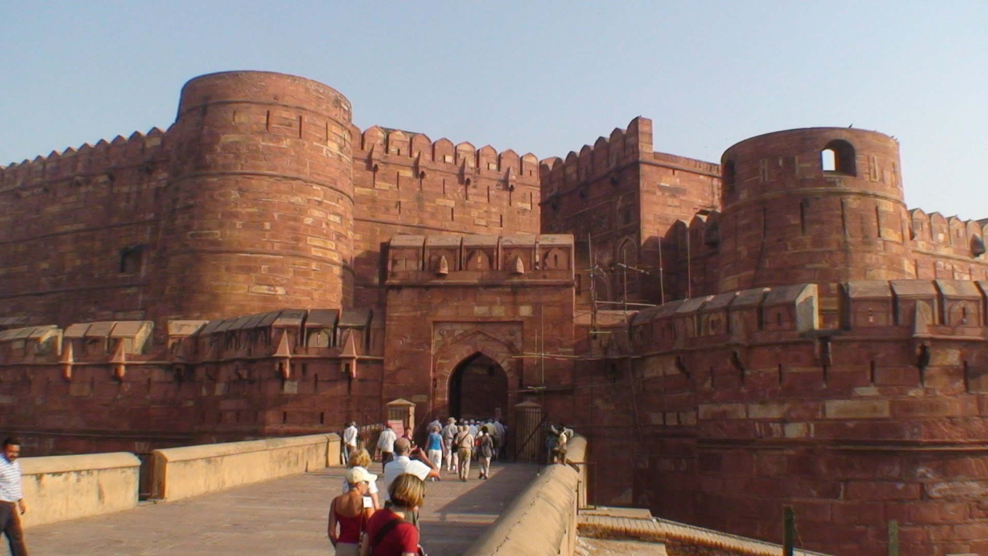 The Agra Red Fort, a Palace of the Mughal Emperors, Agra, India ...