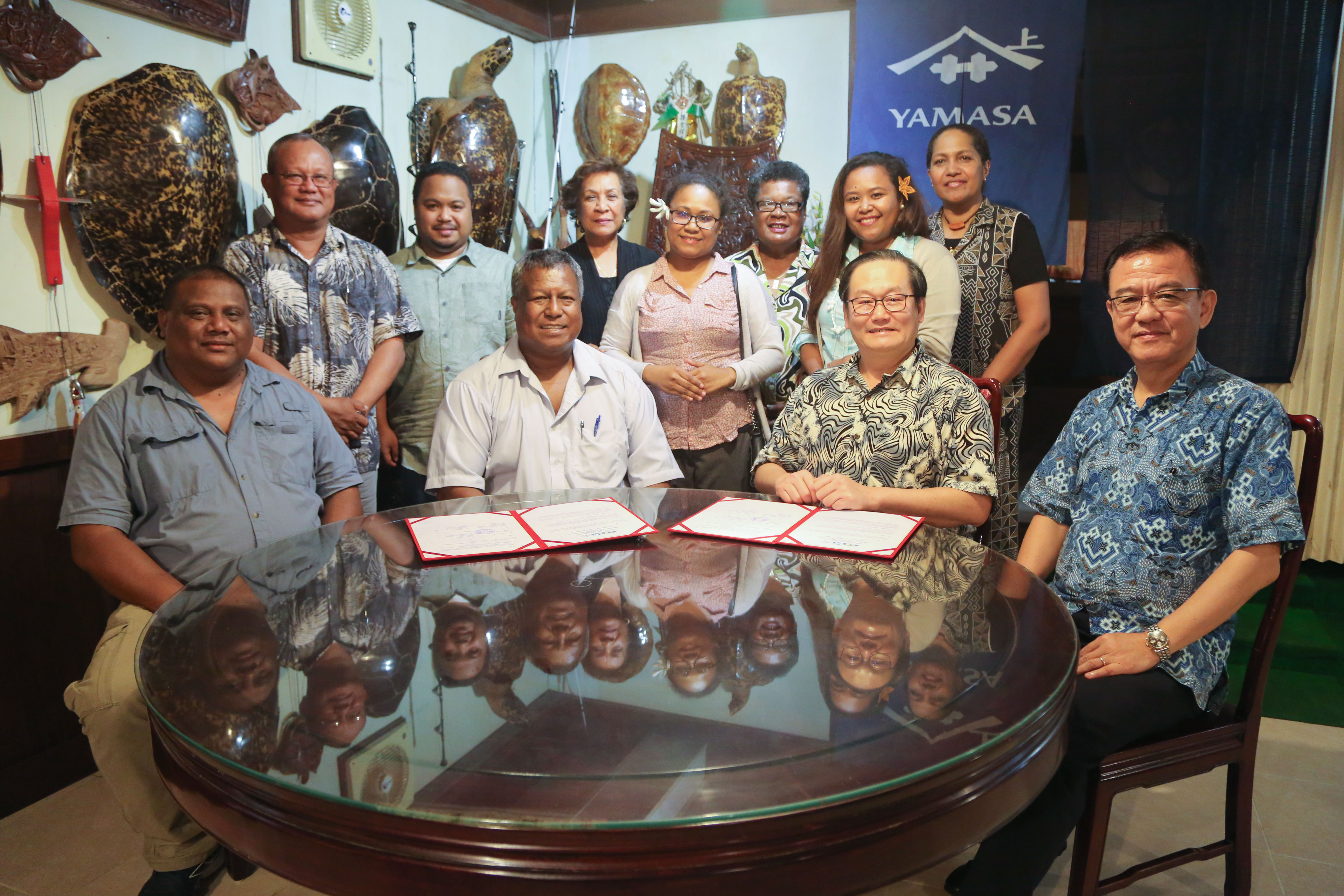 Palau Ministry of Health ~ PR ~ Signing of MOU between MOH and E-Da ...