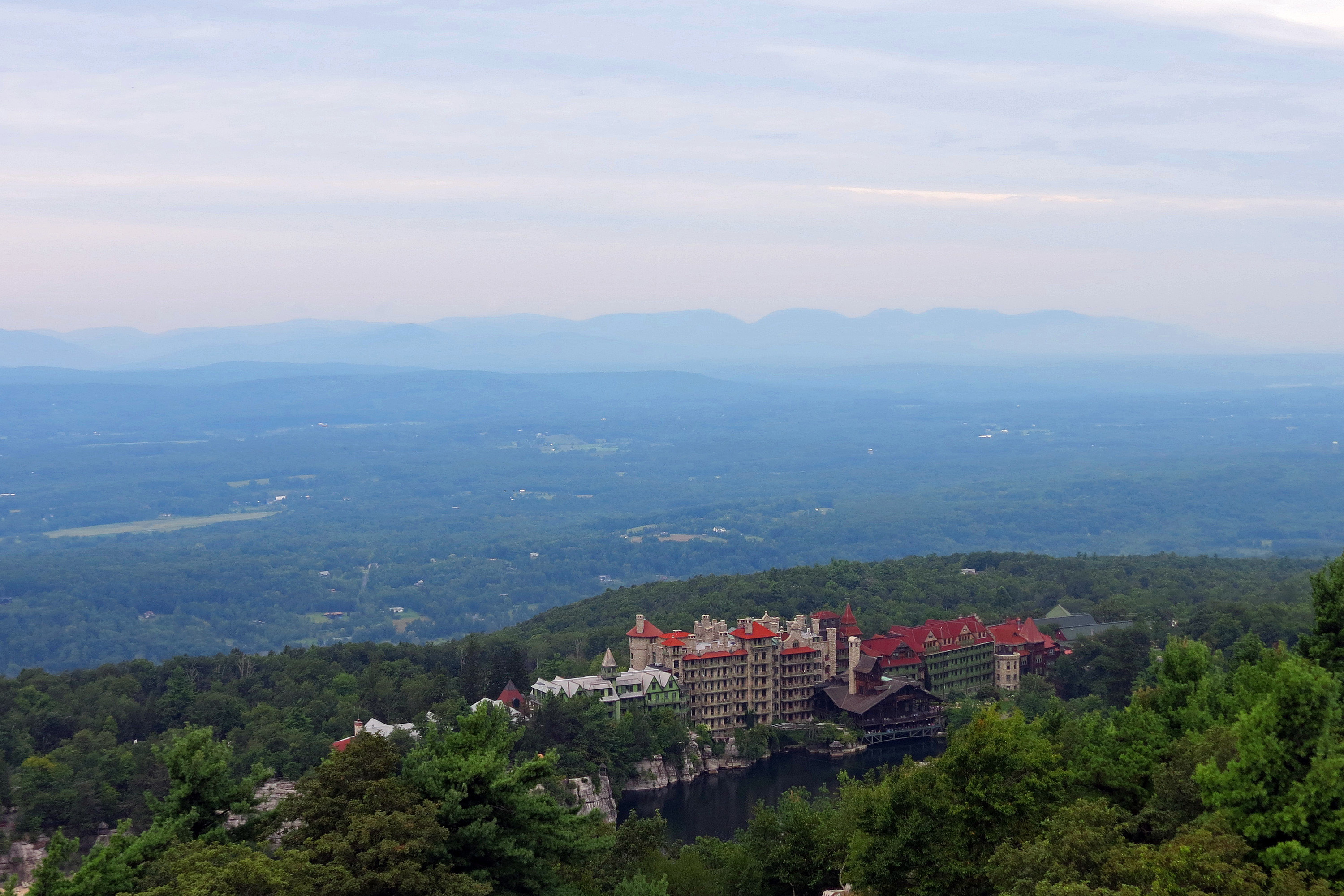 Mohonk mountain house resort from skytop tower photo
