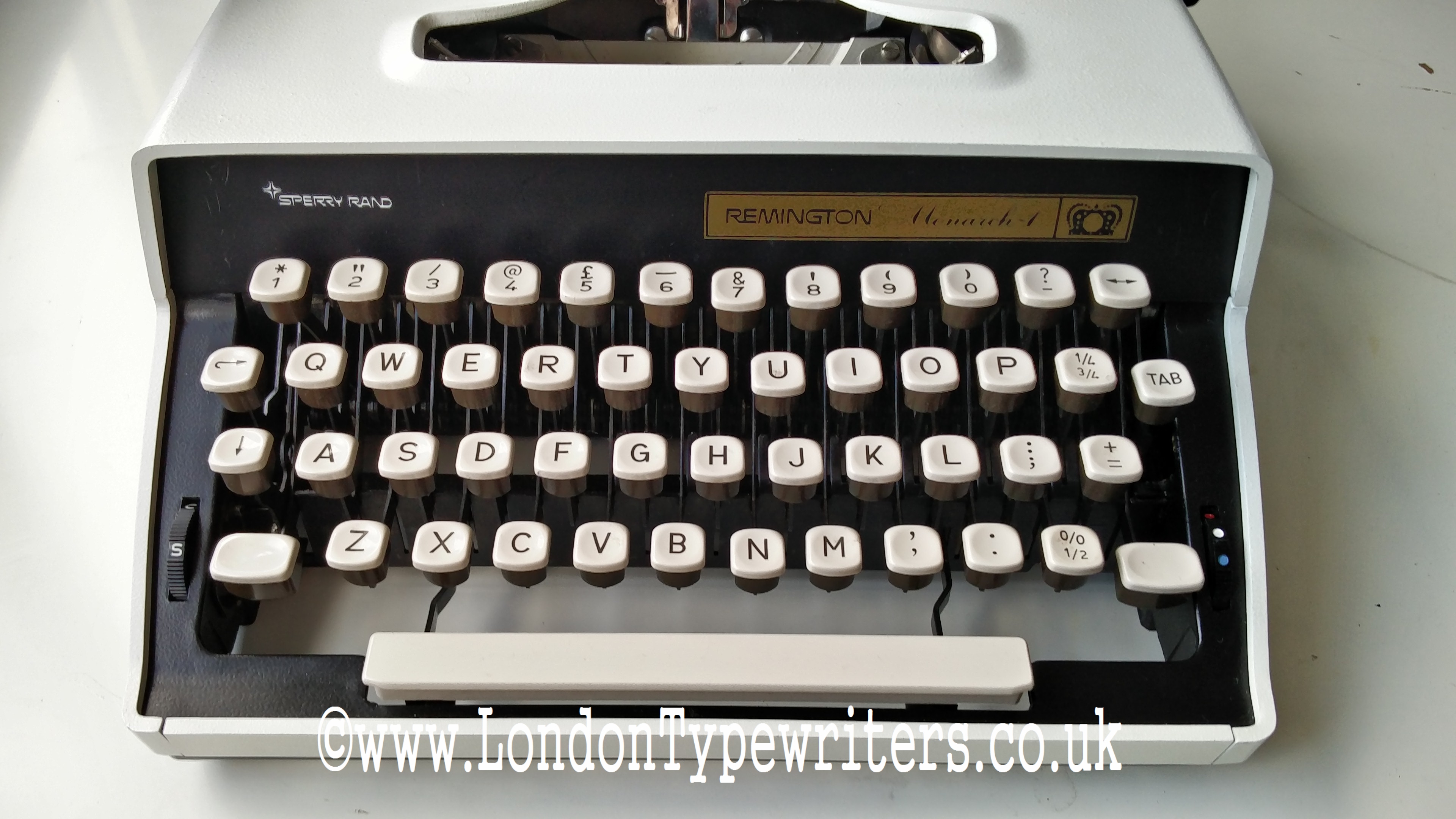 1970's Working Remington Monarch 1 Manual Typewriter - New Ribbon ...
