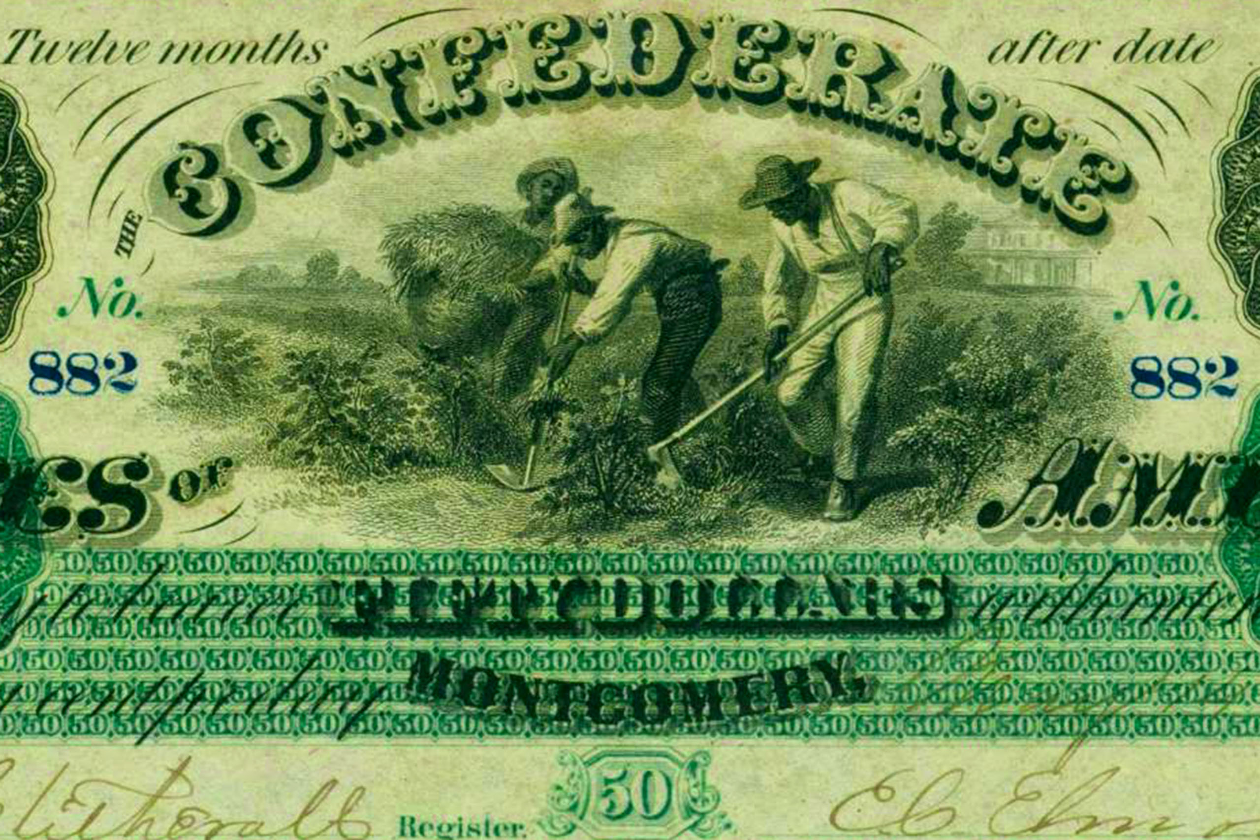 When Dixie Put Slaves on the Money