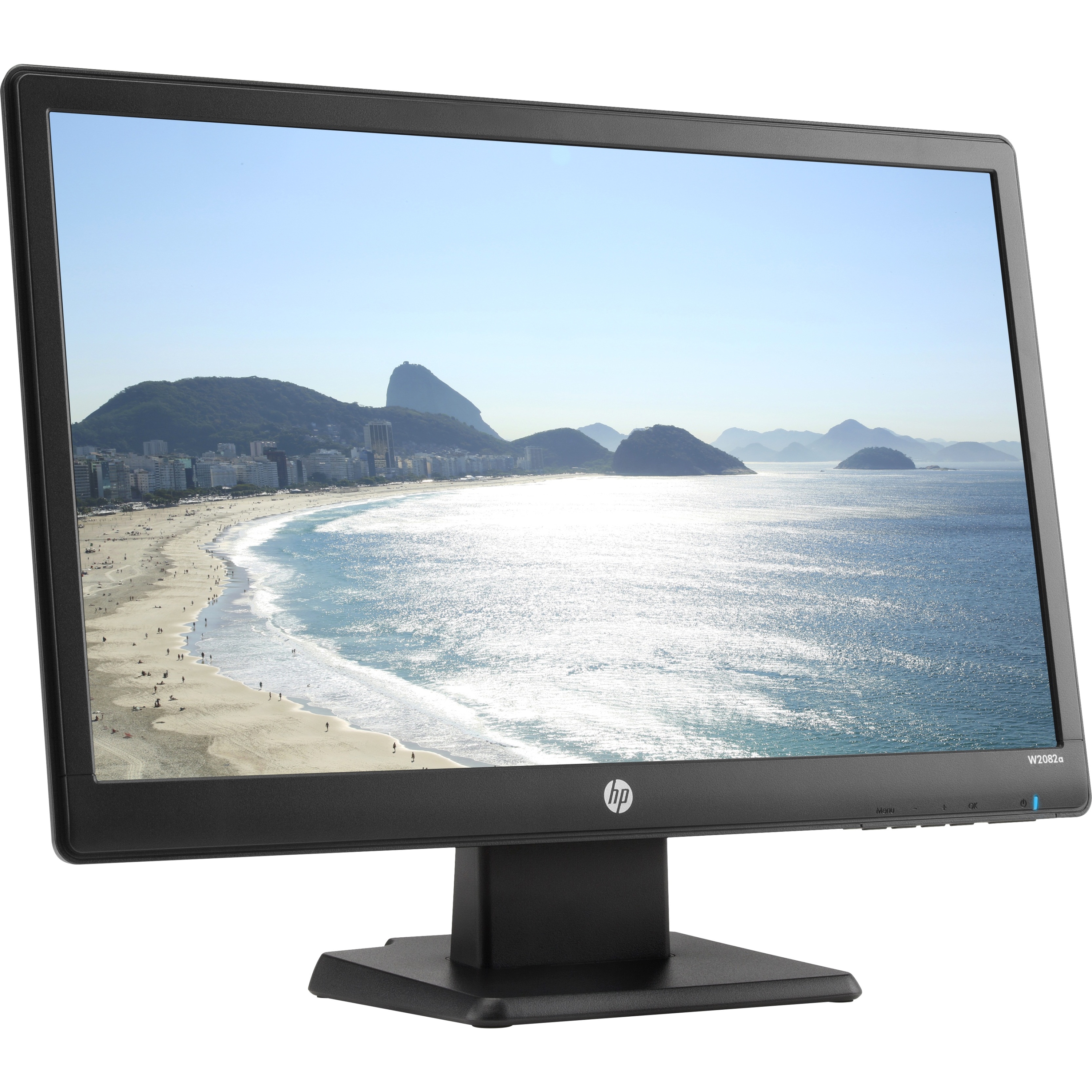 HP 20″ LED Backlit LCD Monitor (W2082A Black) – Fios Trading