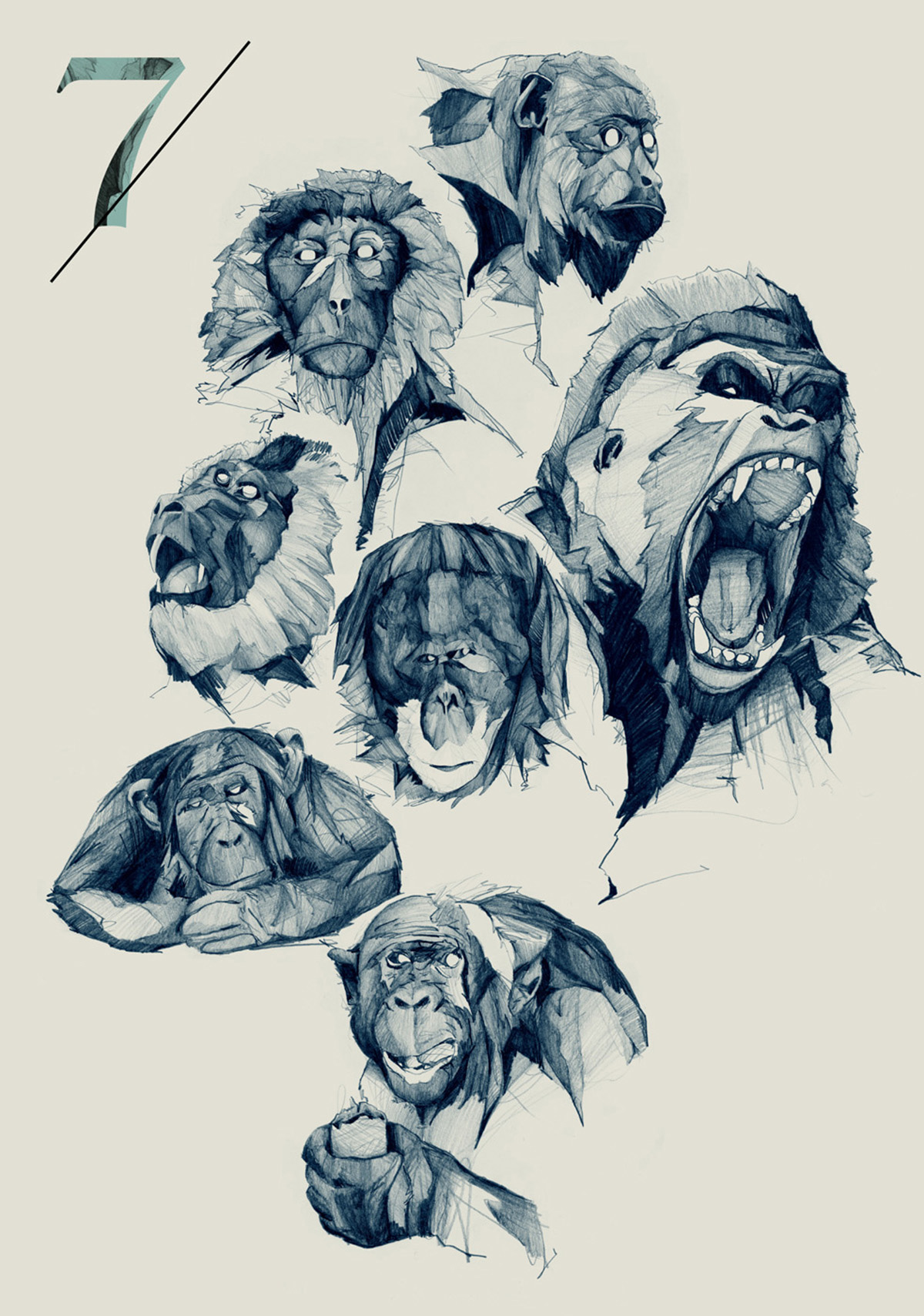 Rite of Spring by Brian Ziff | Monkey, Illustrations and Sketches