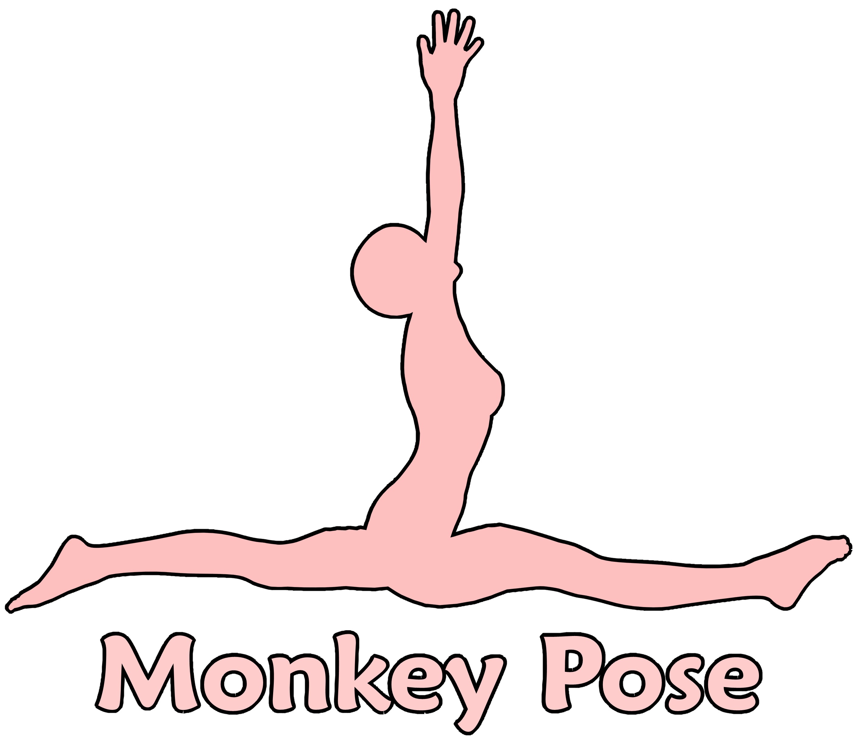 Monkey pose photo