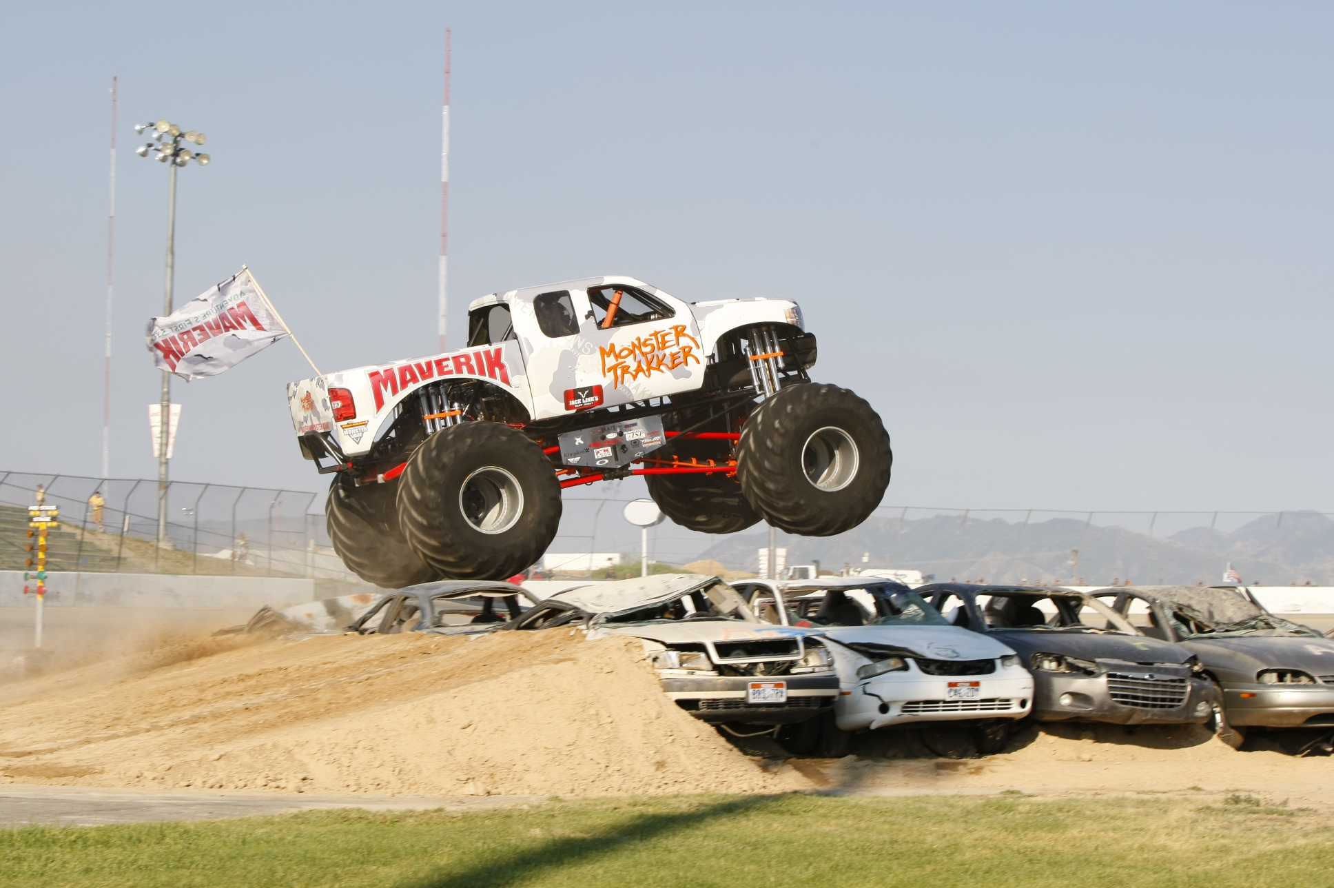 Monster truck racing photo