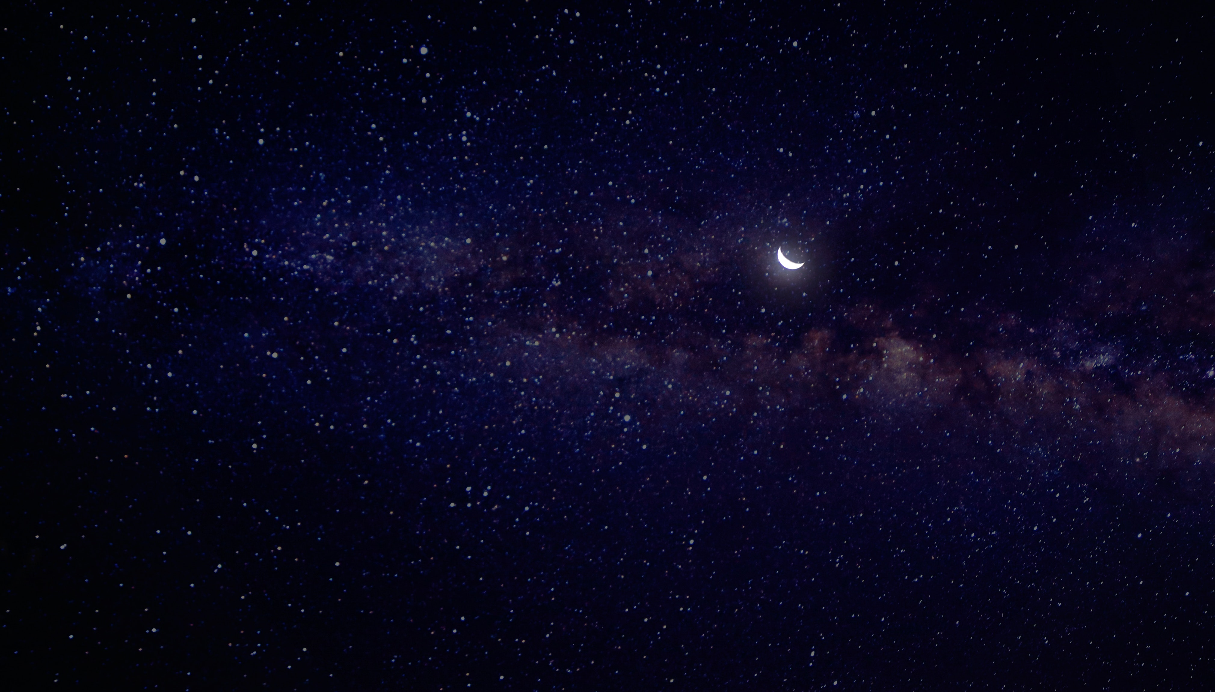 Moon And Stars, Astronomy, Milky way, Starry sky, Starry, HQ Photo
