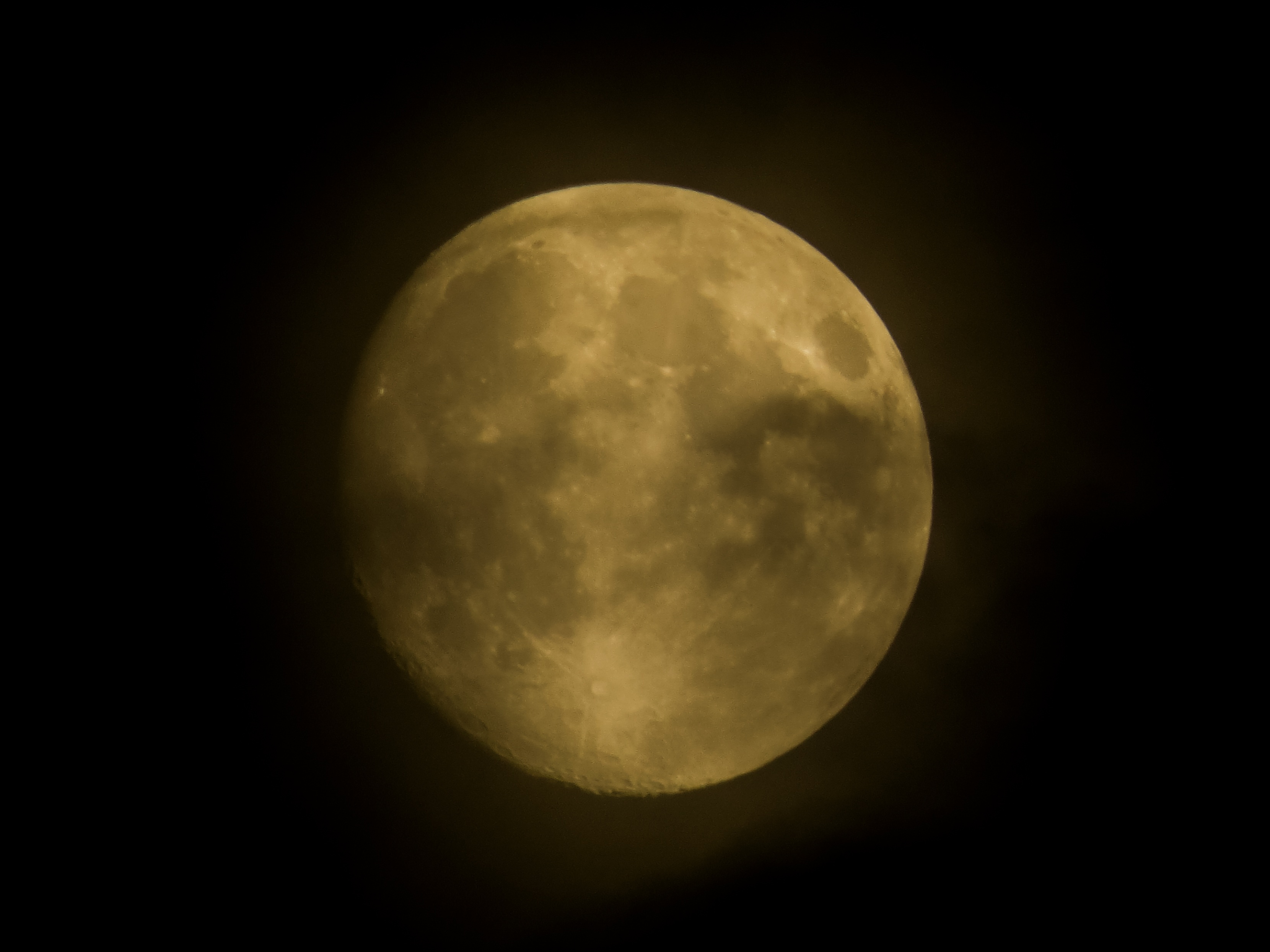 Moon closeup photo