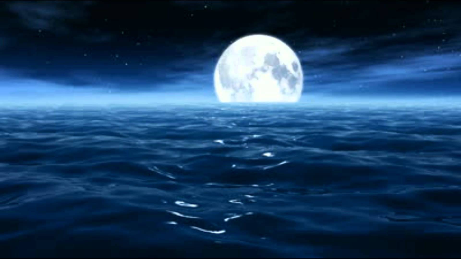 Moonlight In The Ocean Waves - YouTube