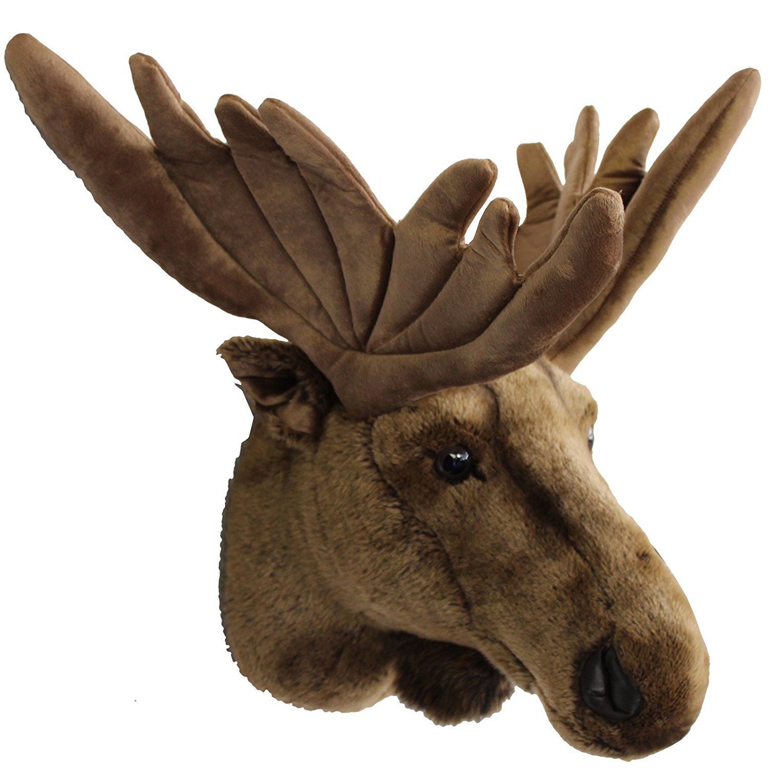 Stuffed Animal Moose Head Wall Mount Trophy 45 x 60 x 37 cm: Amazon ...