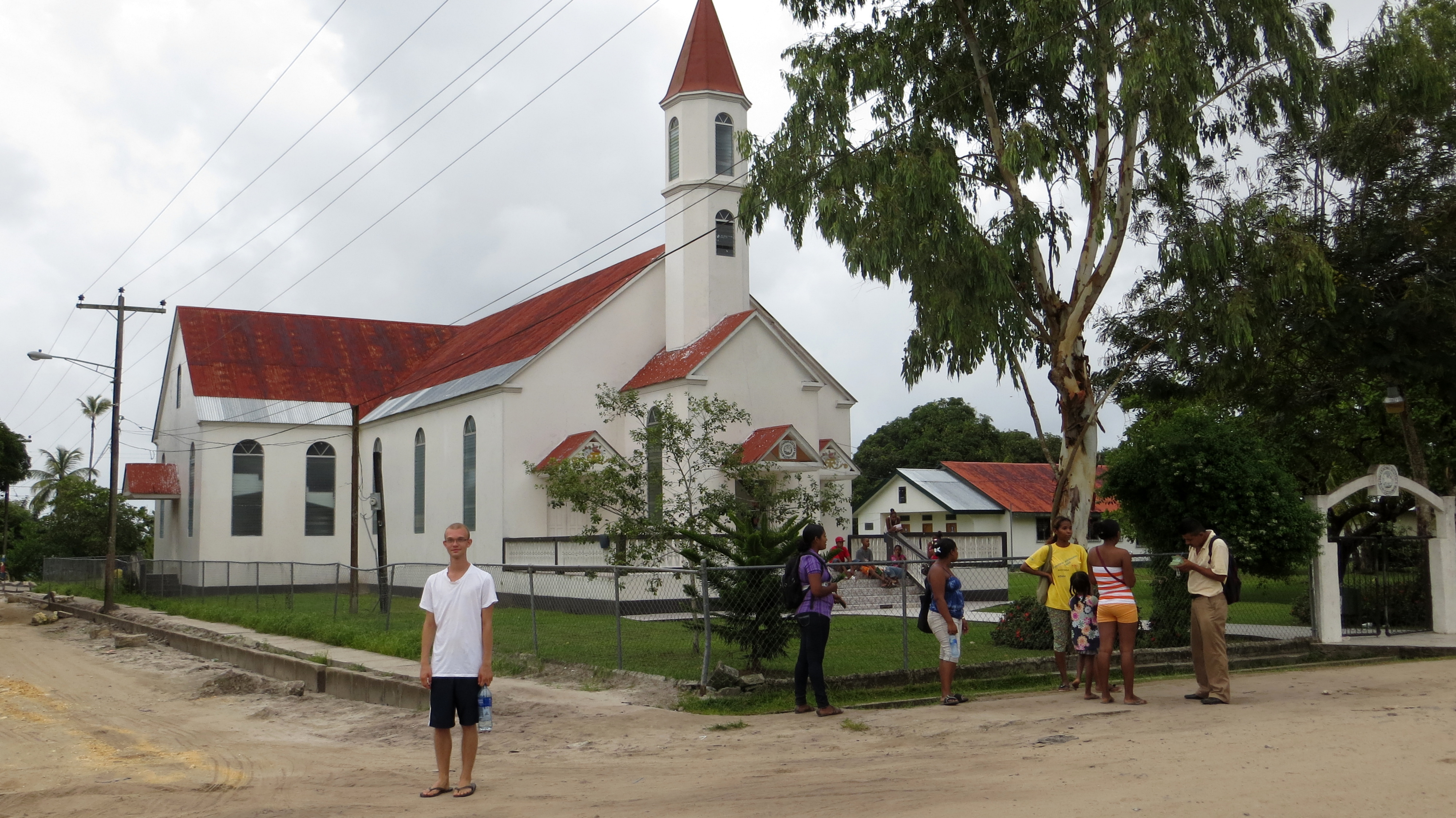 The Moravian church is the largest in town. | Nicaragua SST | Goshen ...