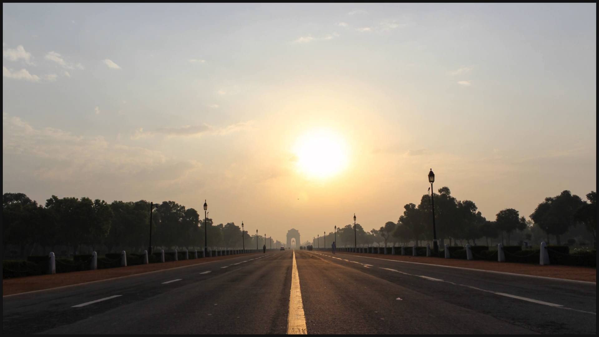 India Gate morning Time lapse video. - YouTube