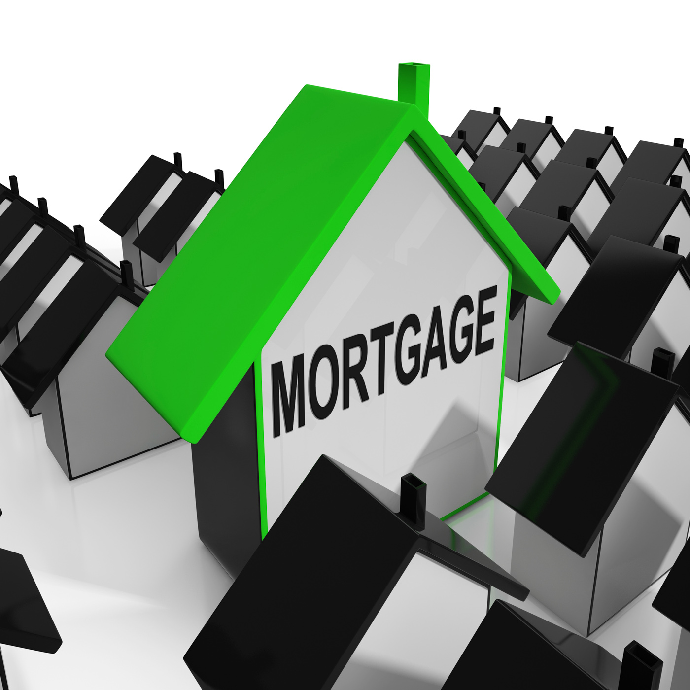 Mortgage house means debt and repayments on property photo