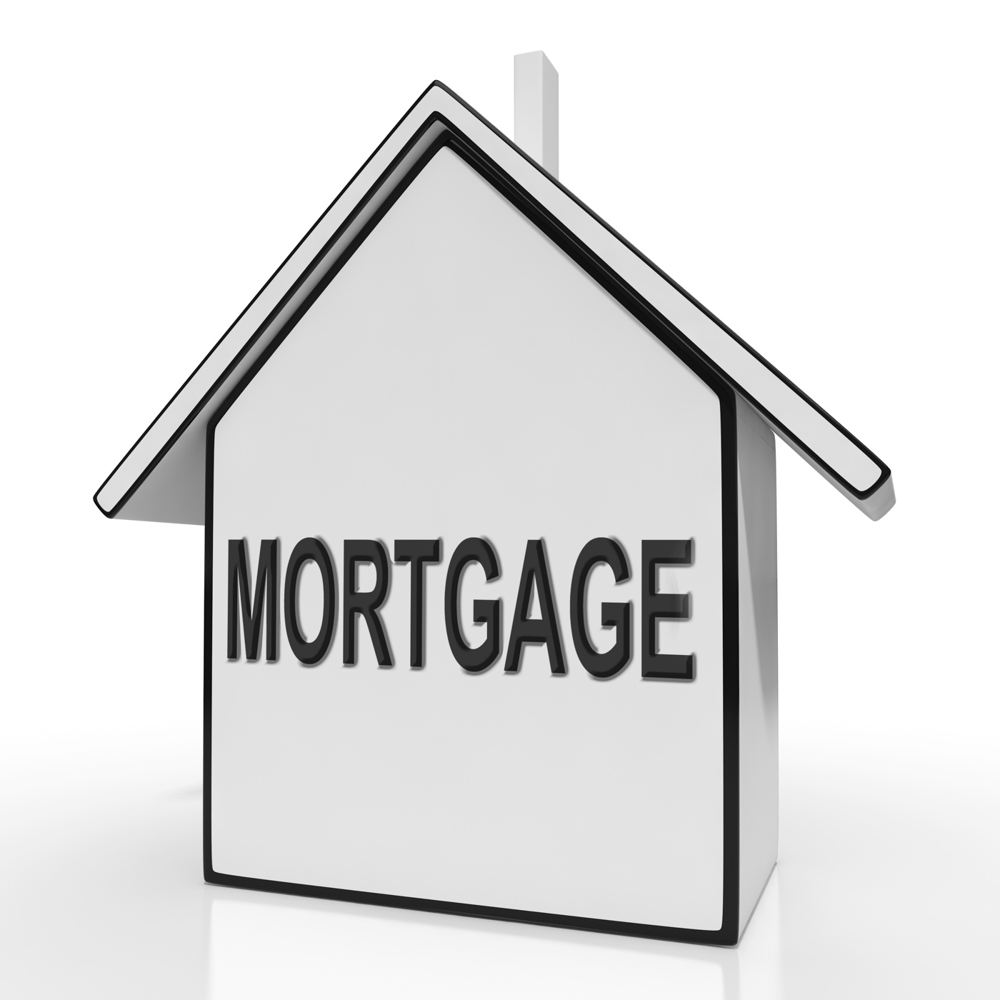 Mortgage house shows property loans and repayments photo
