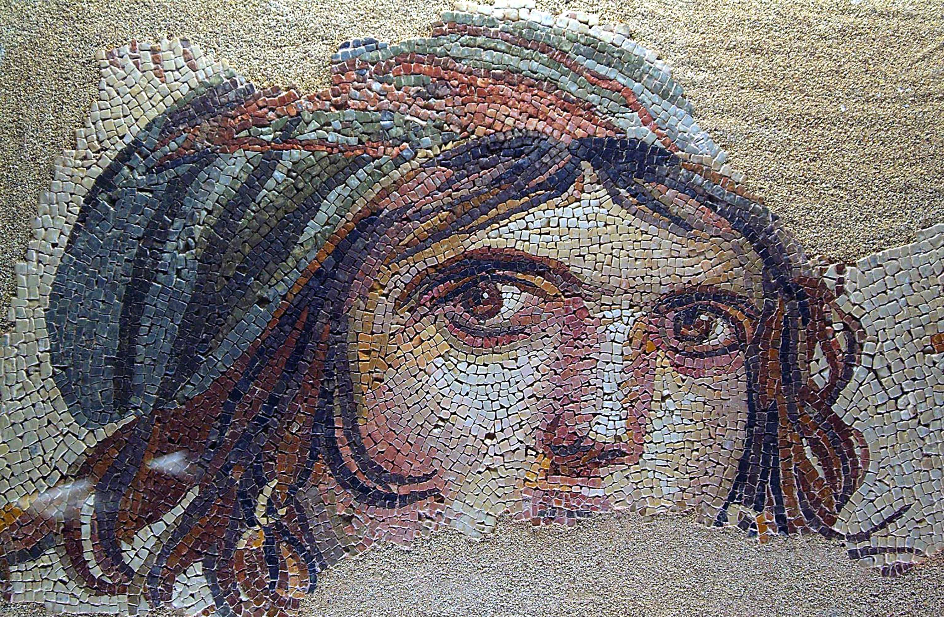 Mosaic of a Gypsy Girl (Illustration) - Ancient History Encyclopedia