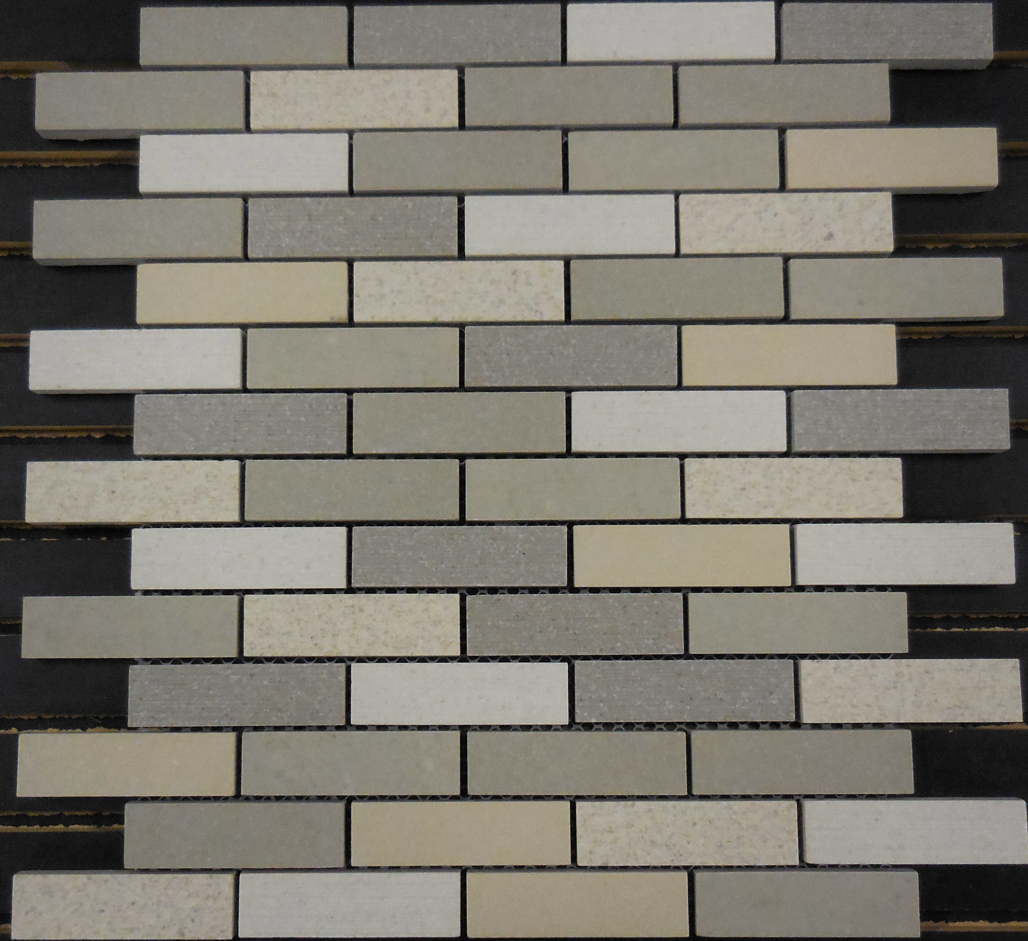 PTB3023 Porcelain Mosaic Sand 1″X3″ Brick | Glass Tile and Stone