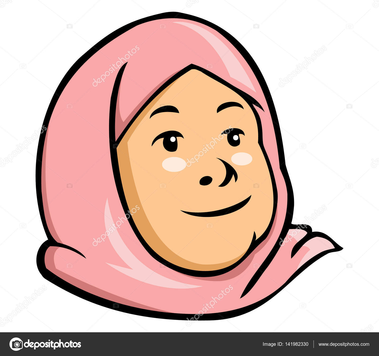 Moslem Kid Girl — Stock Vector © superzizie@gmail.com #141982330