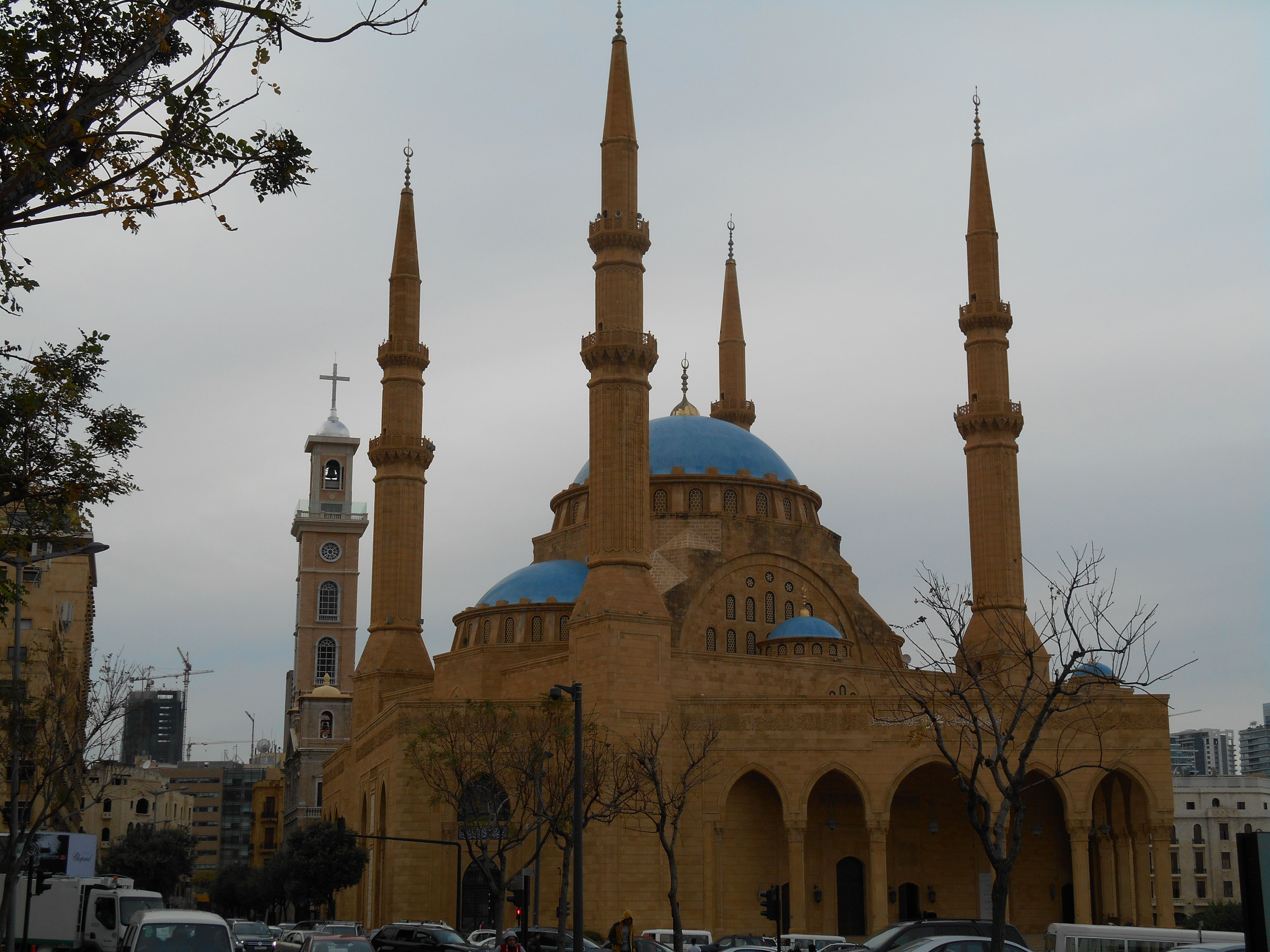 beirut-mosque-church | Gardenias In Beirut by Amy E. Robertson