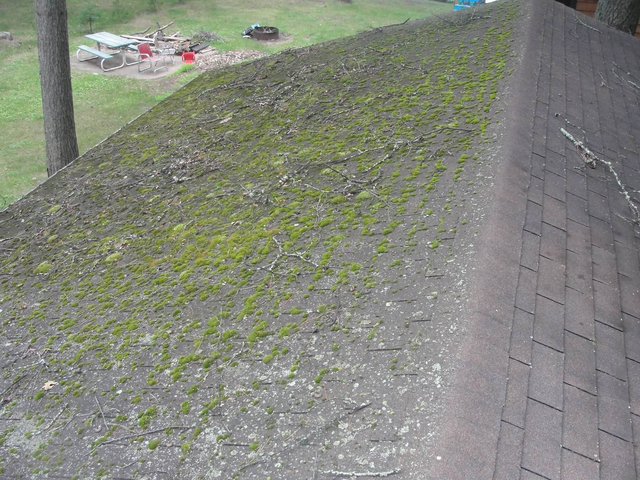 Zinc Strips Prevent Moss Growth on Roofs