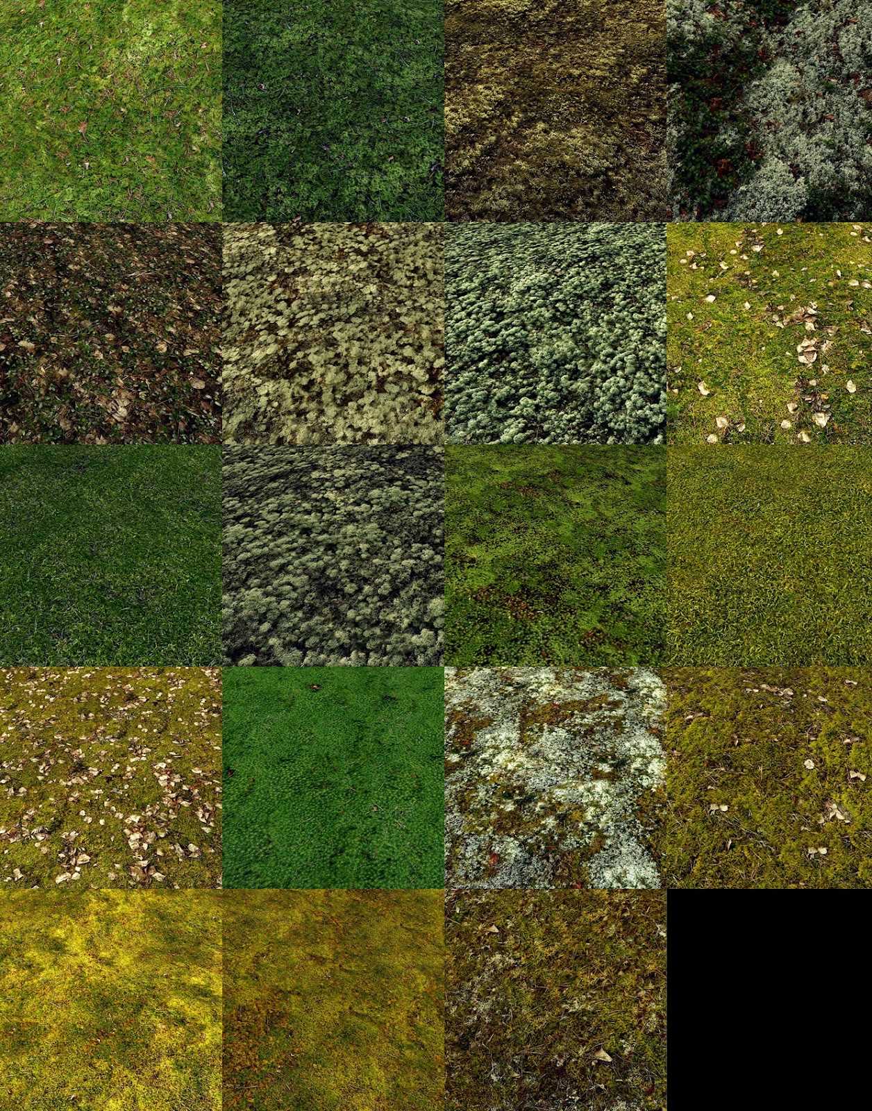 Hoddminir Mod Development: New groun textures of Moss