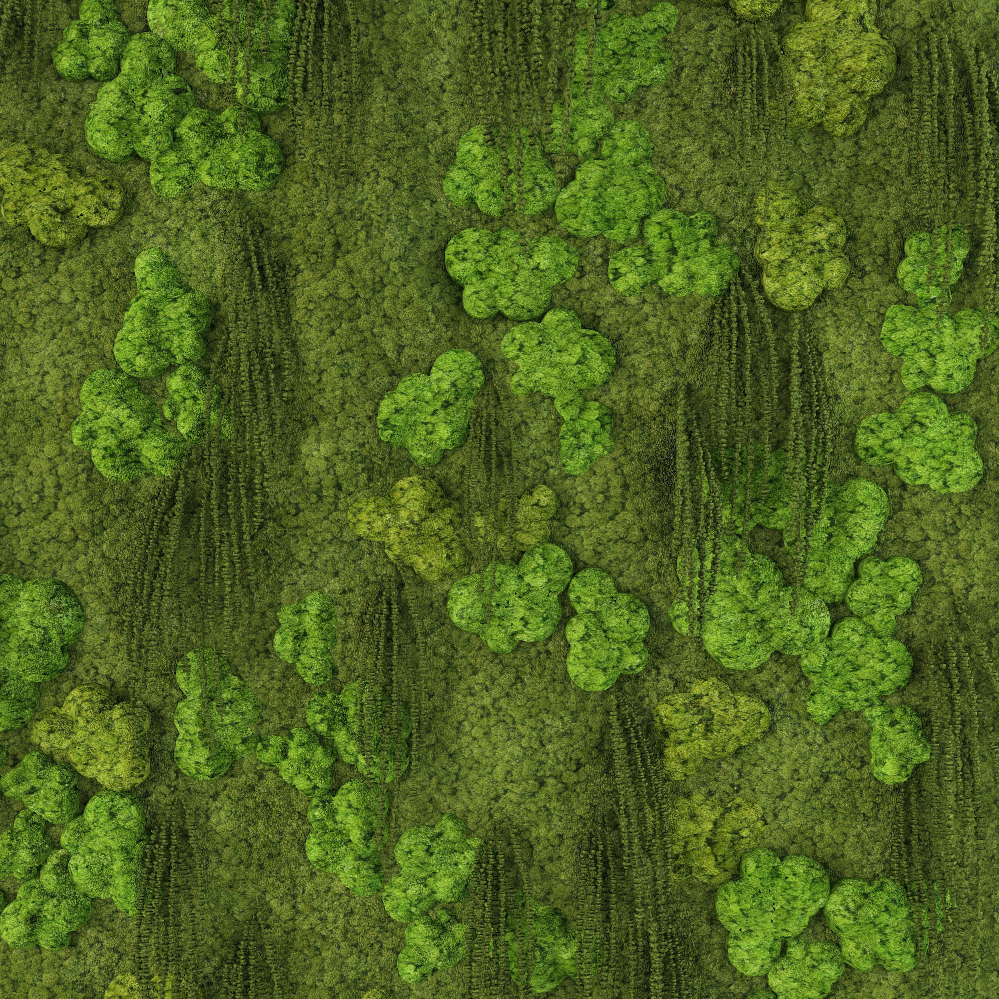 Moss wall 3D | CGTrader