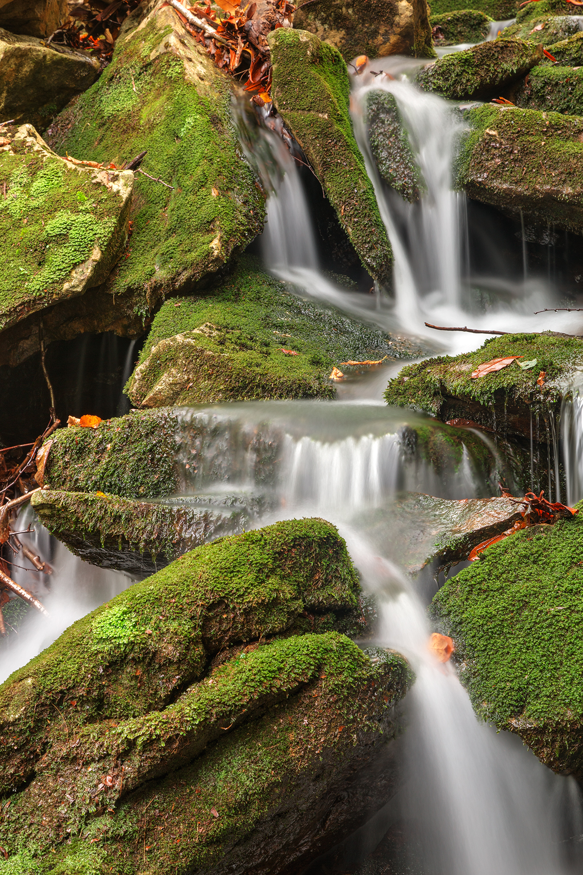 Mossy Rohrbaugh Waterfall - HDR, America, Peaceful, Scene, Rohrbaugh, HQ Photo