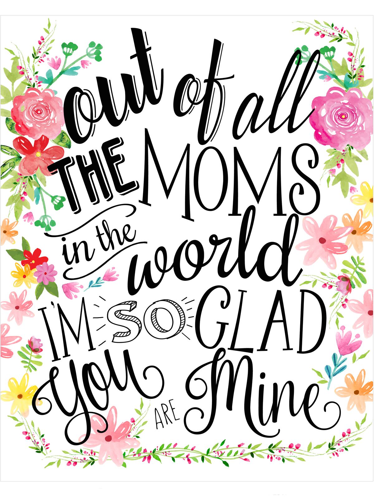 18 Mothers Day Cards - Free Printable Mother's Day Cards