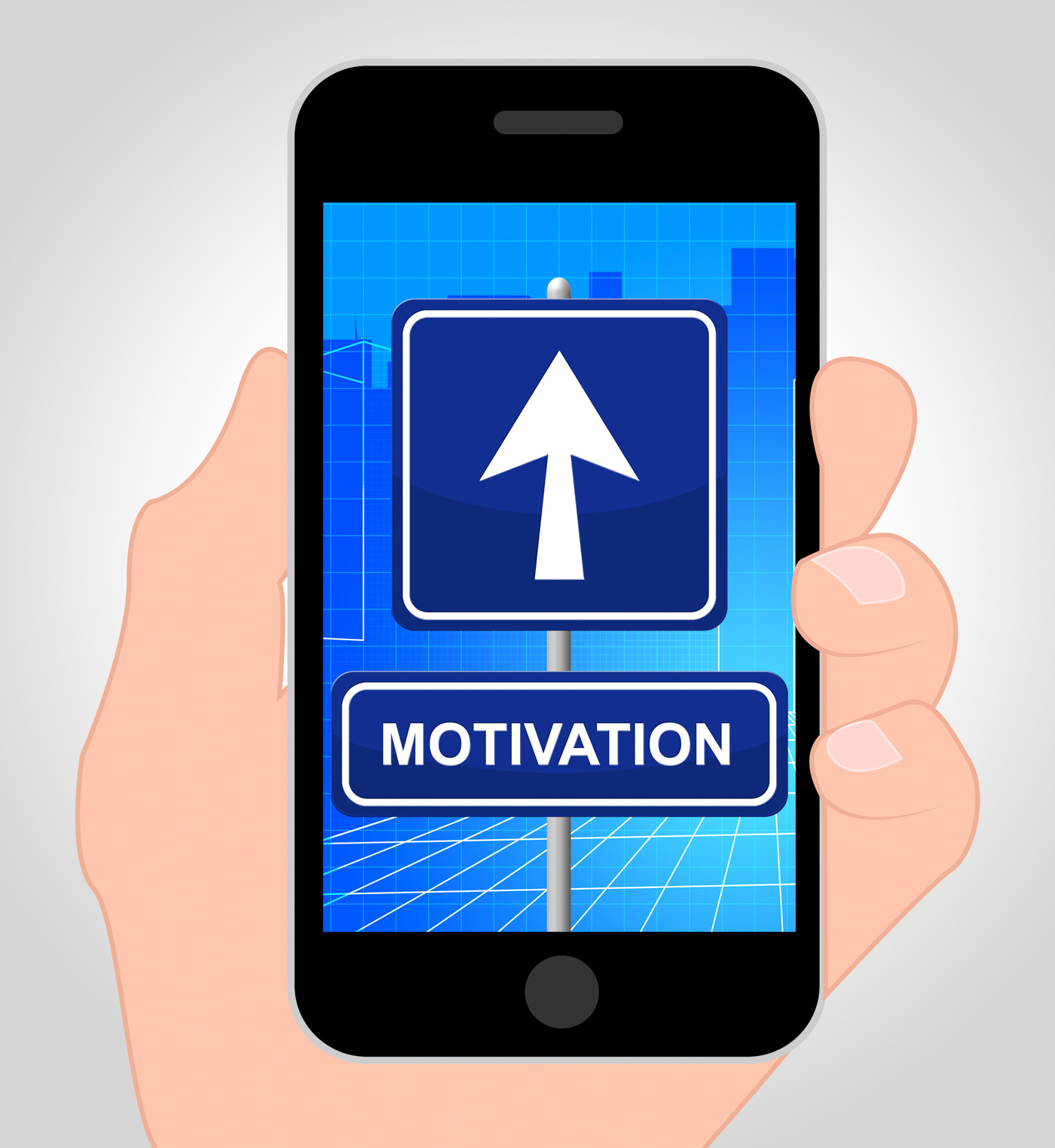 Motivation smartphone means do it now and act photo
