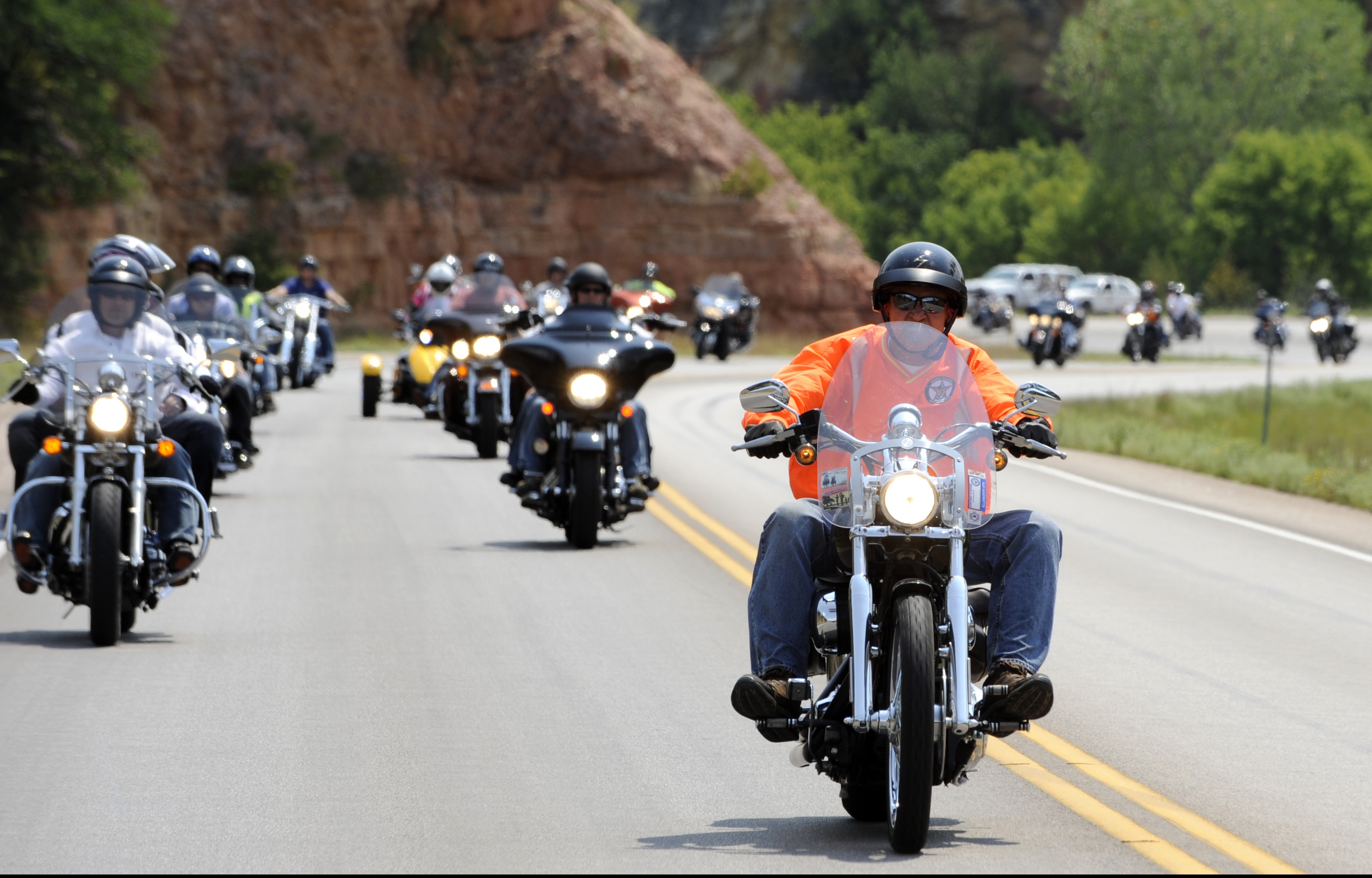 Motorcycle rally photo