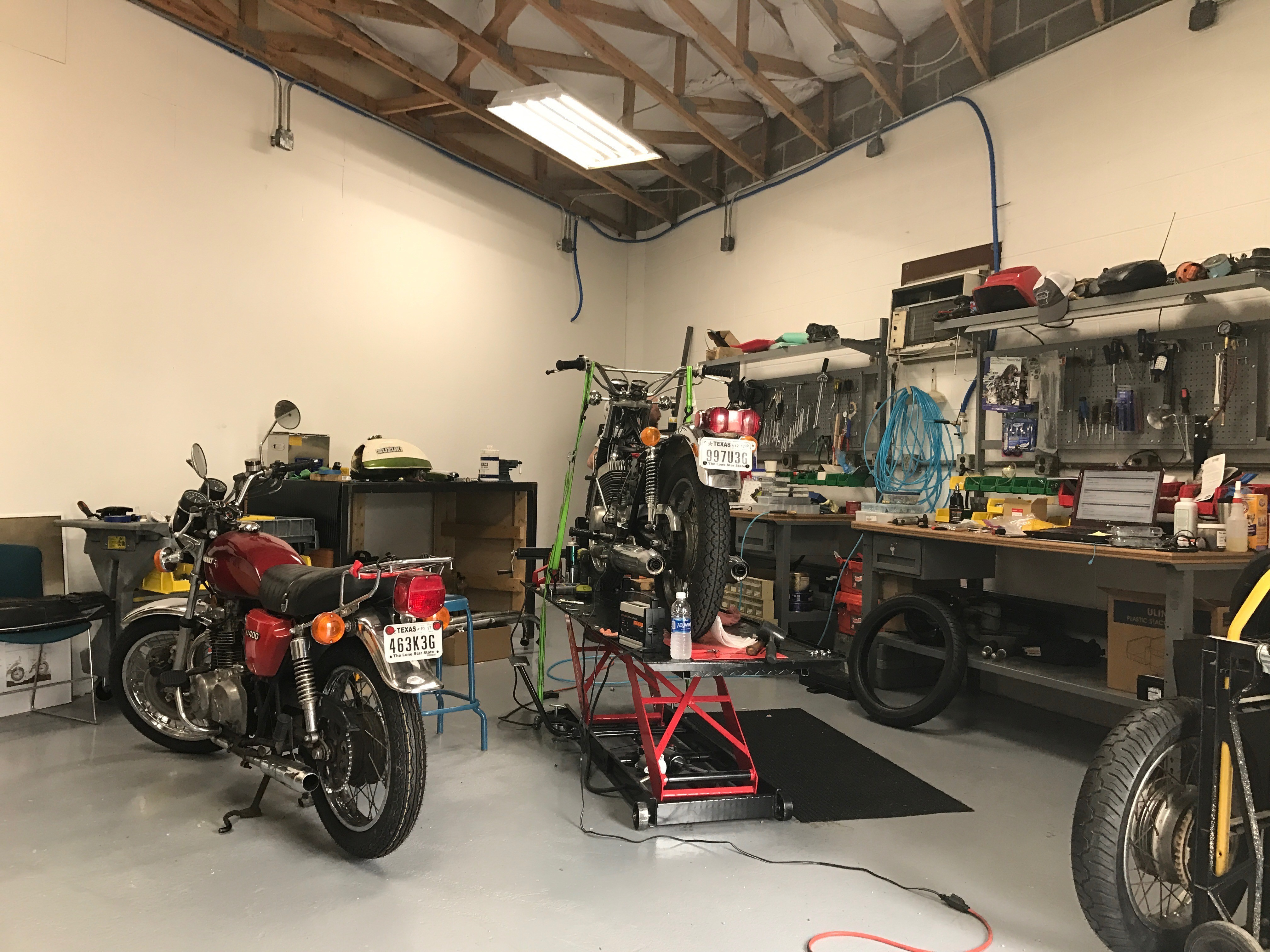 Motorcycle shop photo