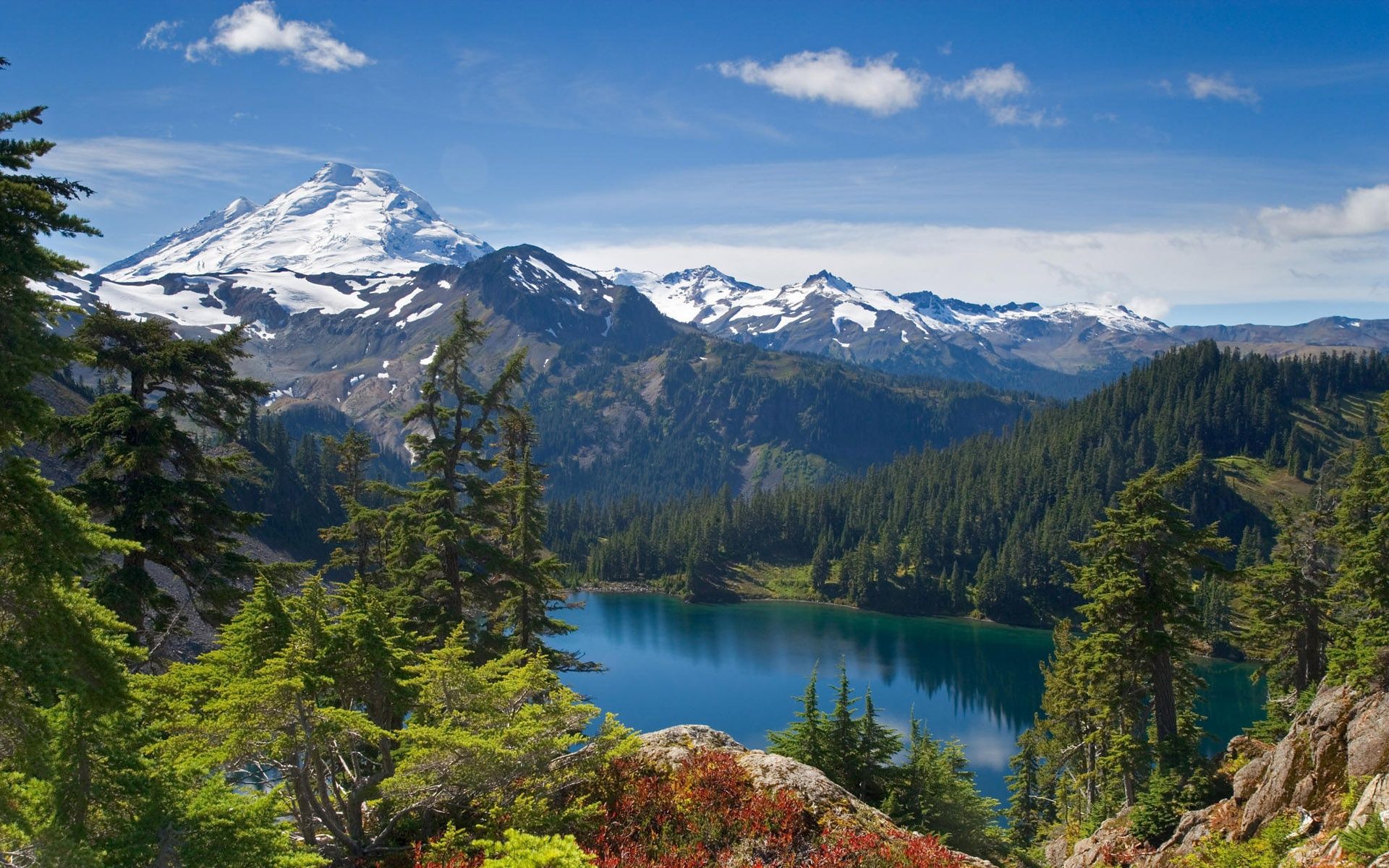 Image - Lake Mountain Forest Desktop Wallpapers And Backgrounds.jpg ...