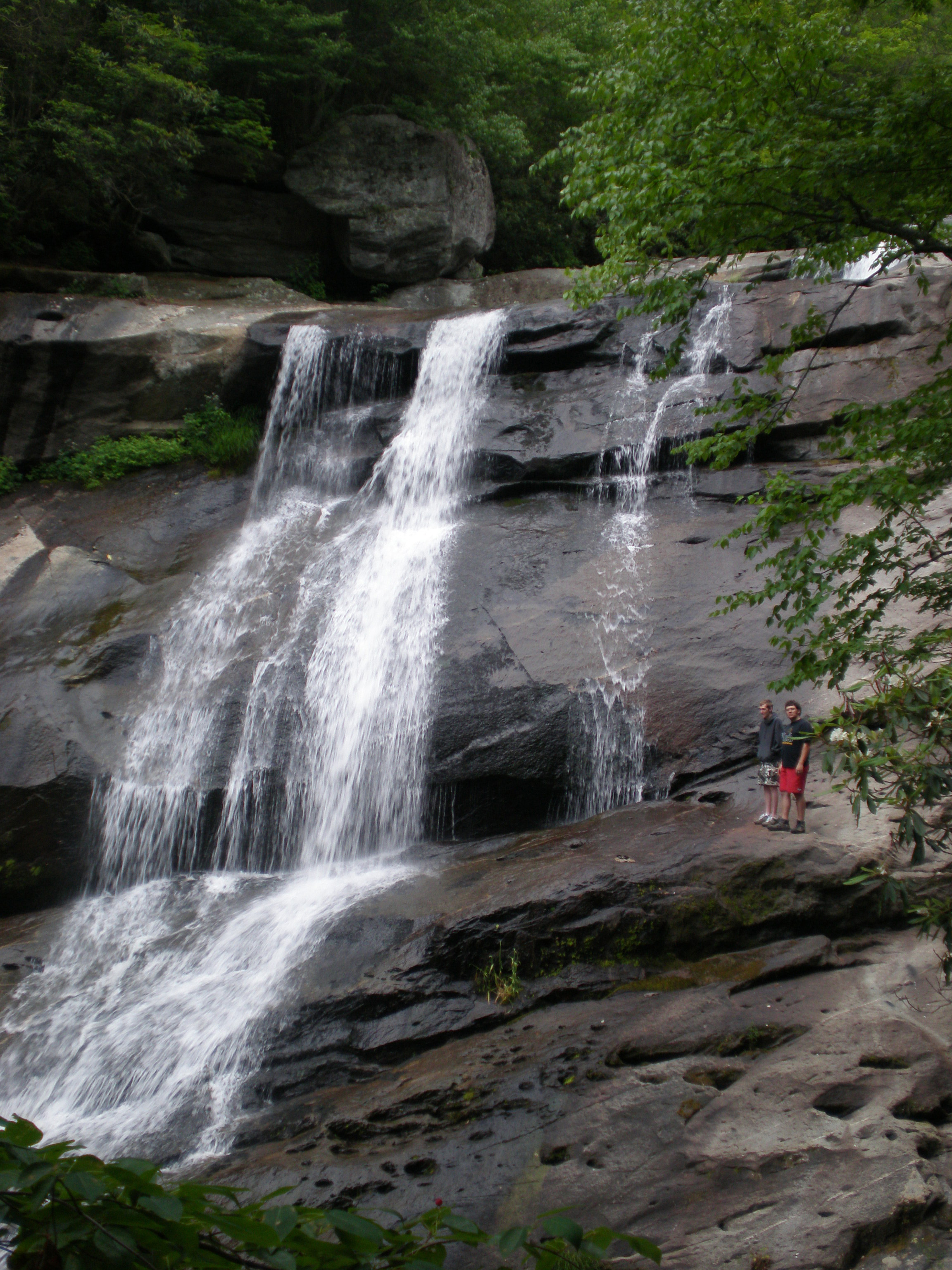 Mountain creek waterfall photo