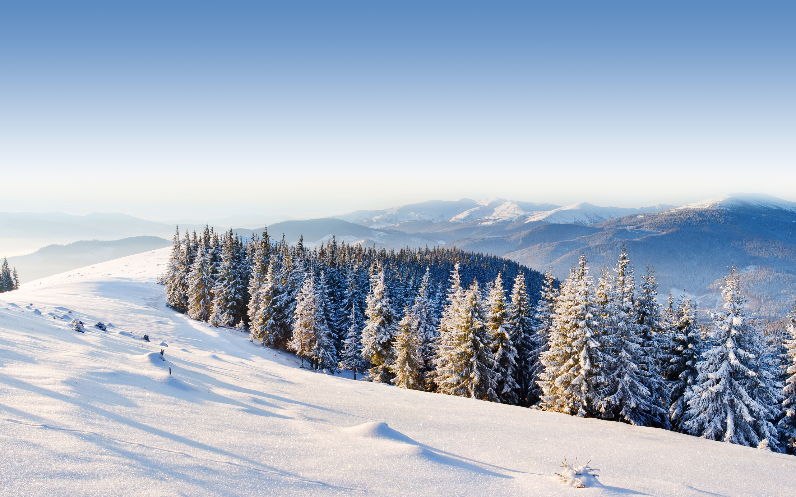 Daily Wallpaper: Winter in the Mountains | I Like To Waste My Time