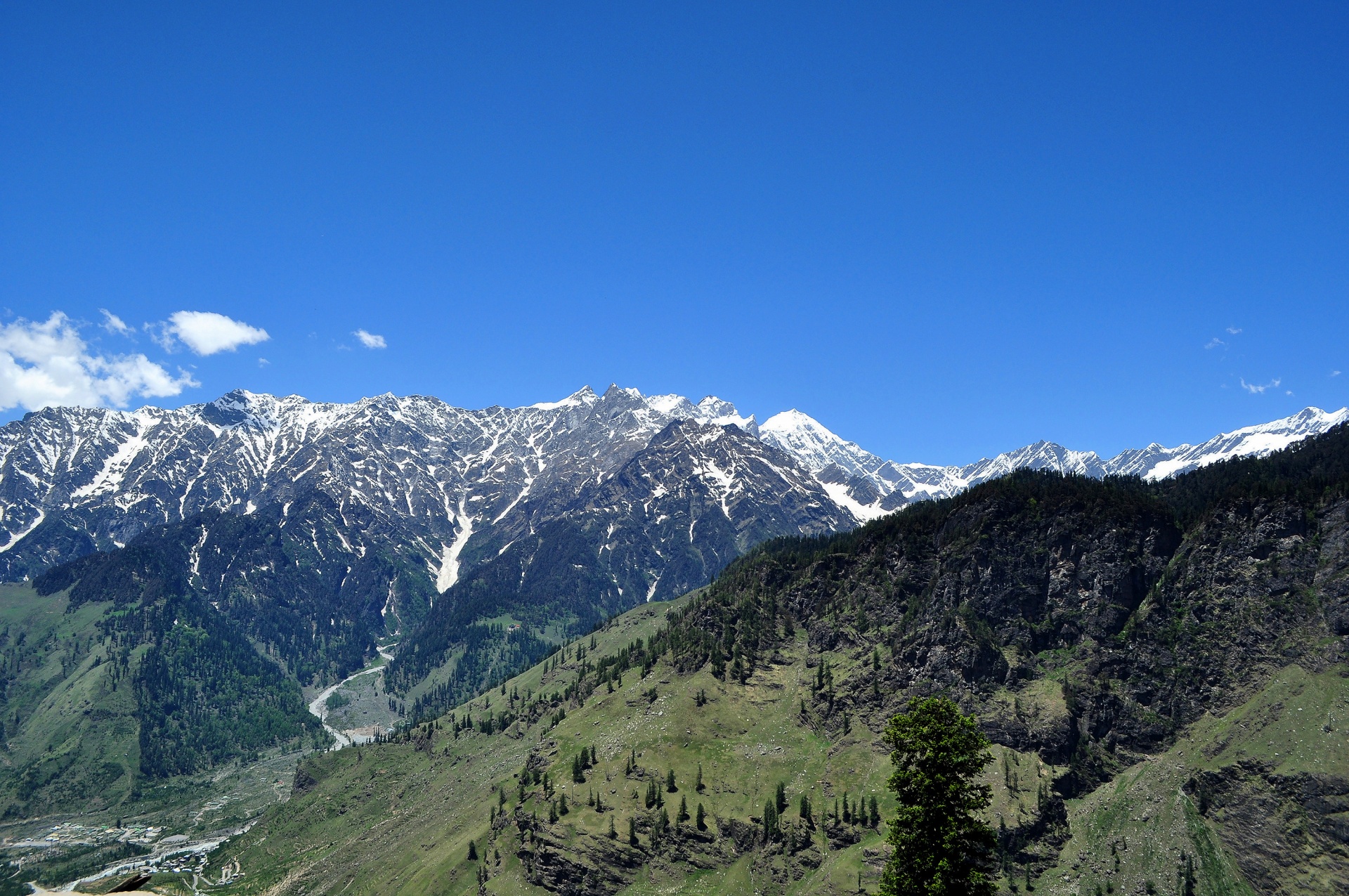 Himalayan Mountain Range 2 Free Stock Photo - Public Domain Pictures