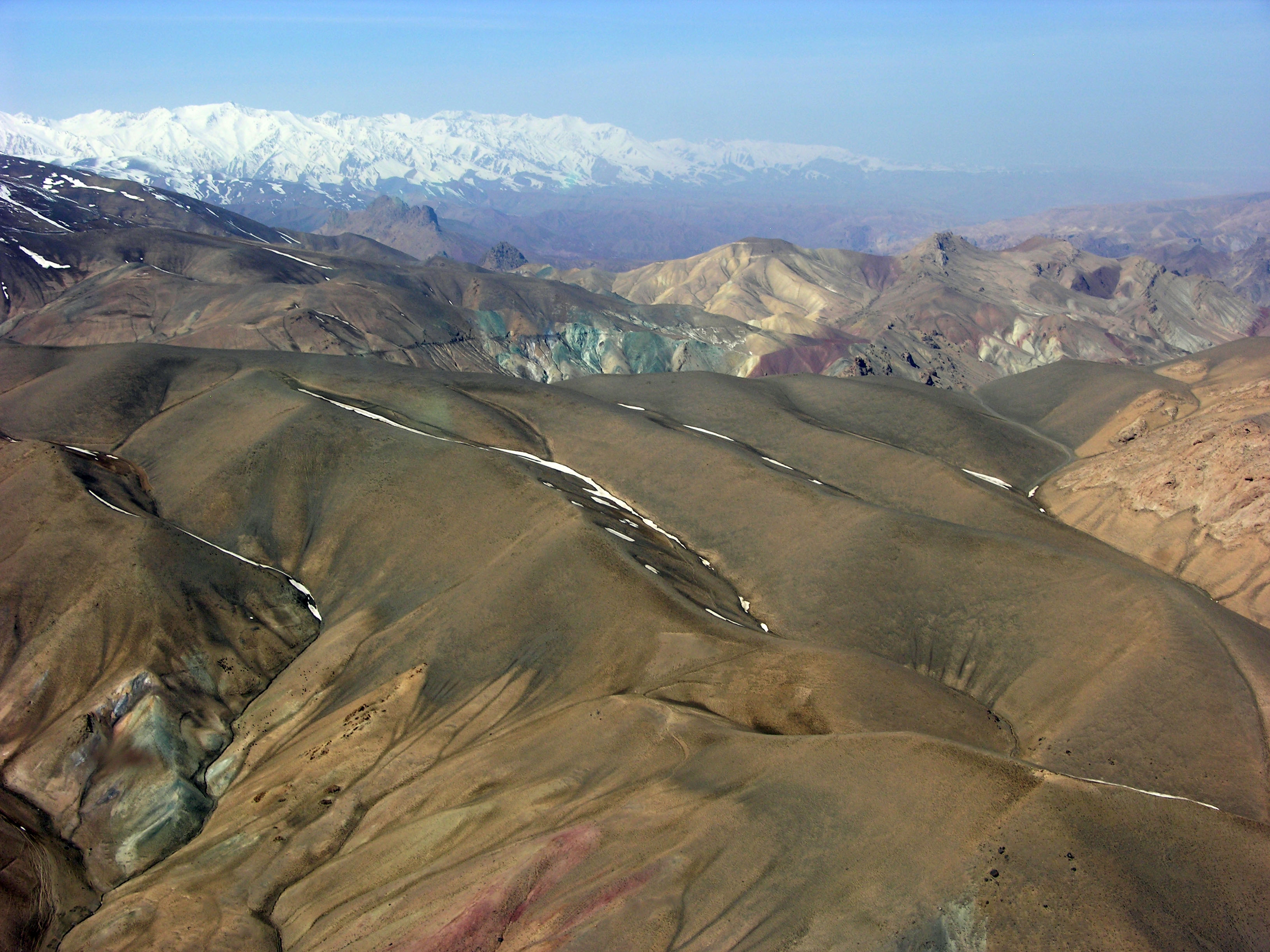 Afghanistan's Colorful Mountain Ranges