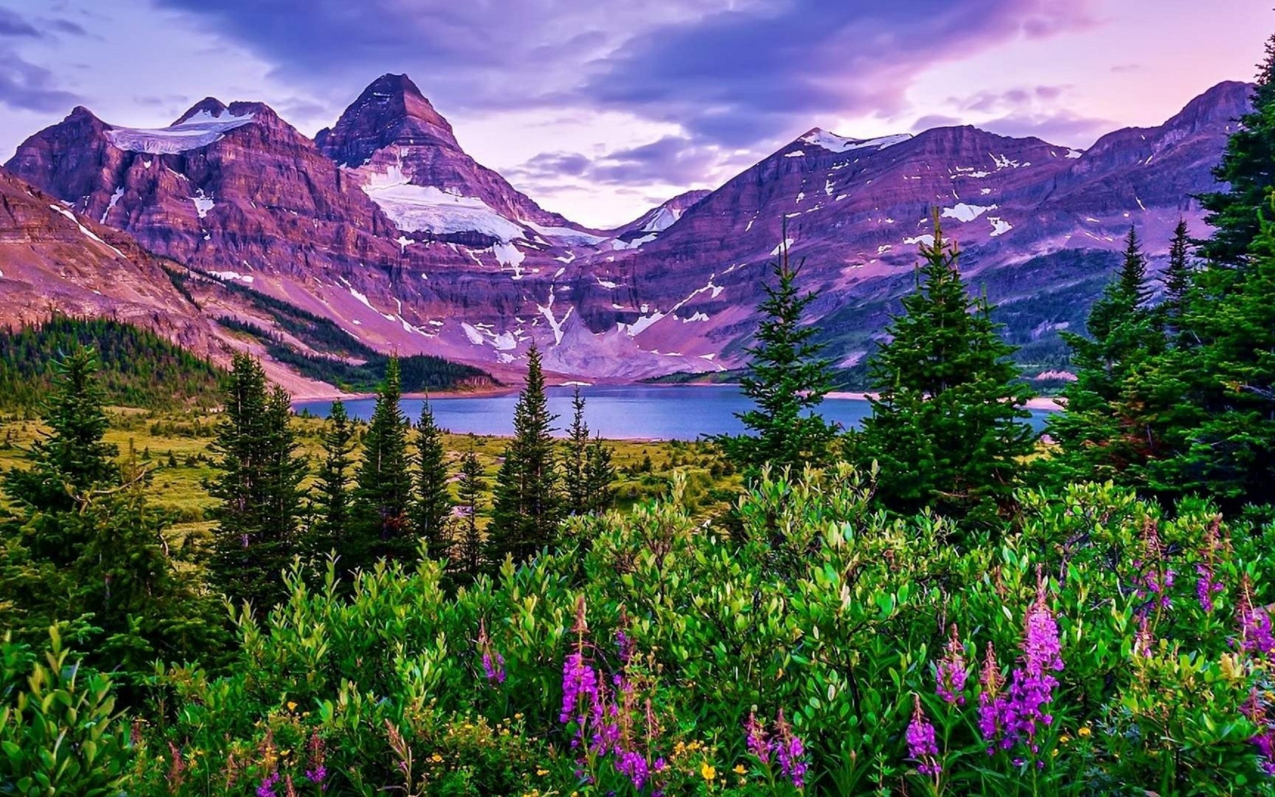 Lakes and Mountains Scenery | HD Wallpapers