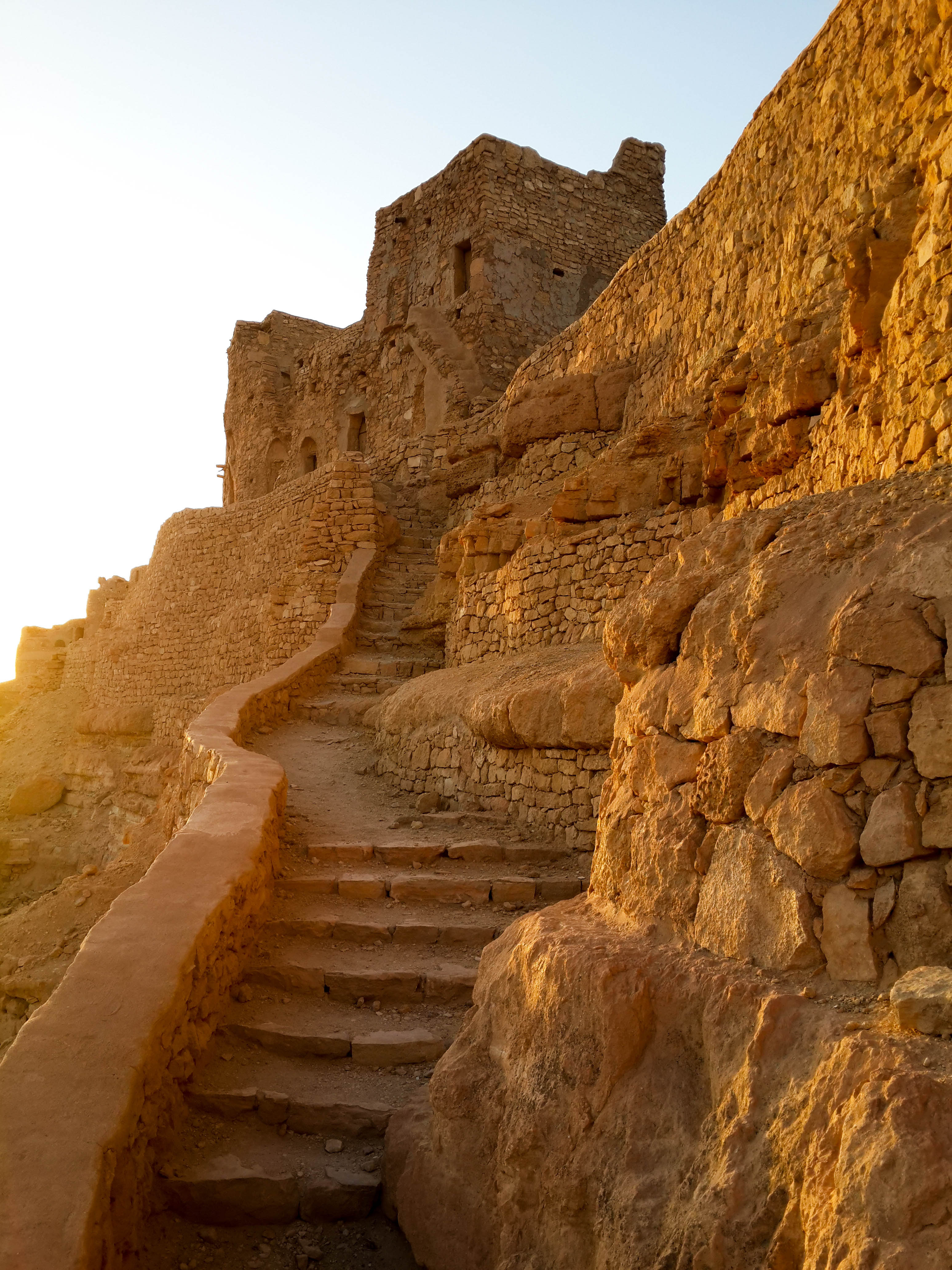 Mountain stairs inthe ancient berber vil photo